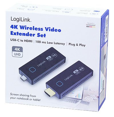 Logilink Hdmi Bertragungs-Set Usb-C Zu Hdmi Drahtlos 30m