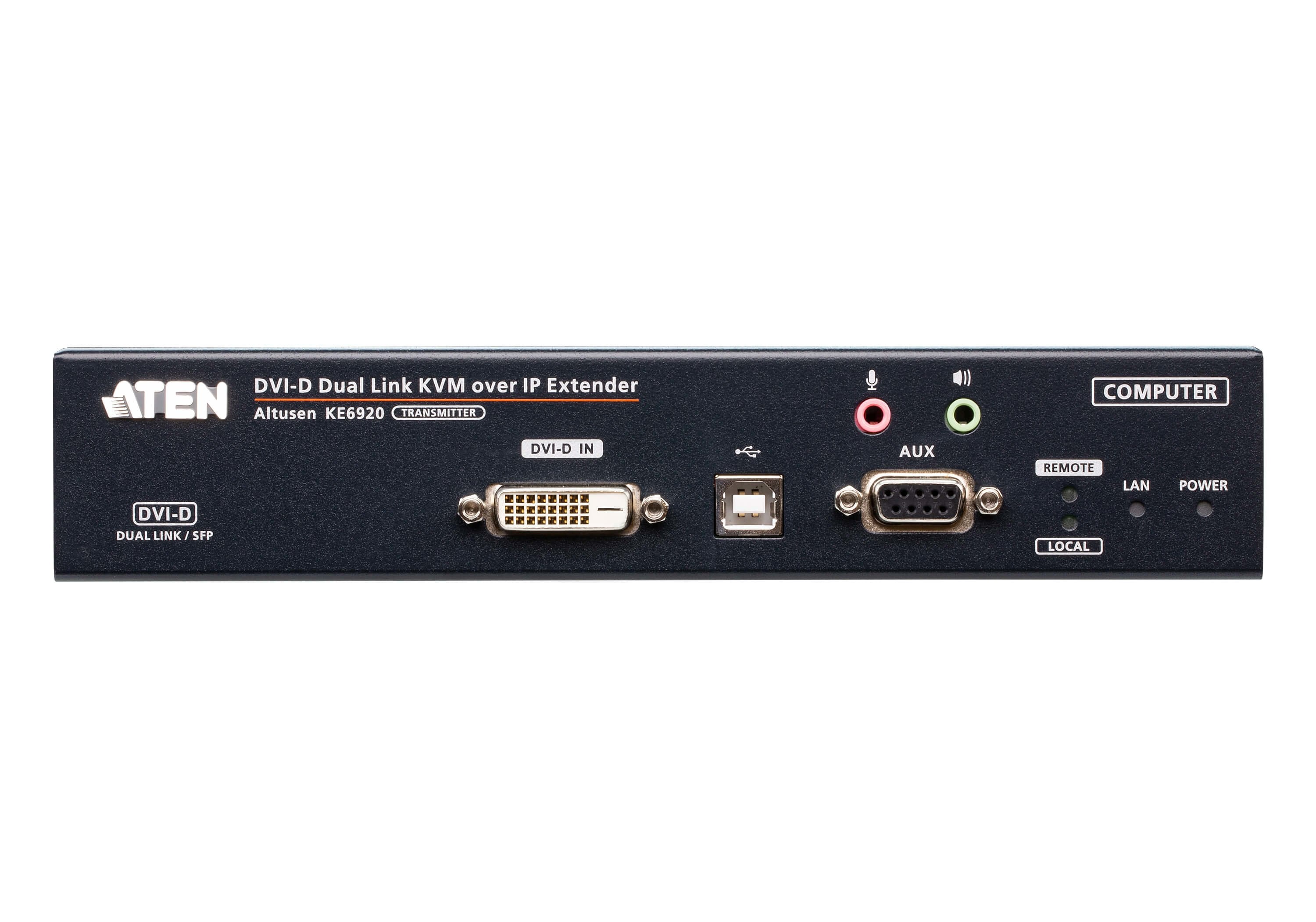 Dvi-D Dual Link Kvm Accs Over Ip Transmitter