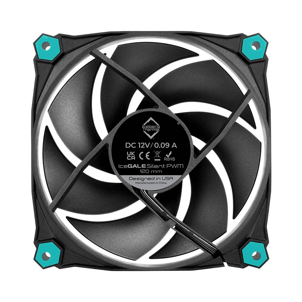 Iceberg Thermal Icegale Silent Pwm Pack De 3 Ventiladores 120mm