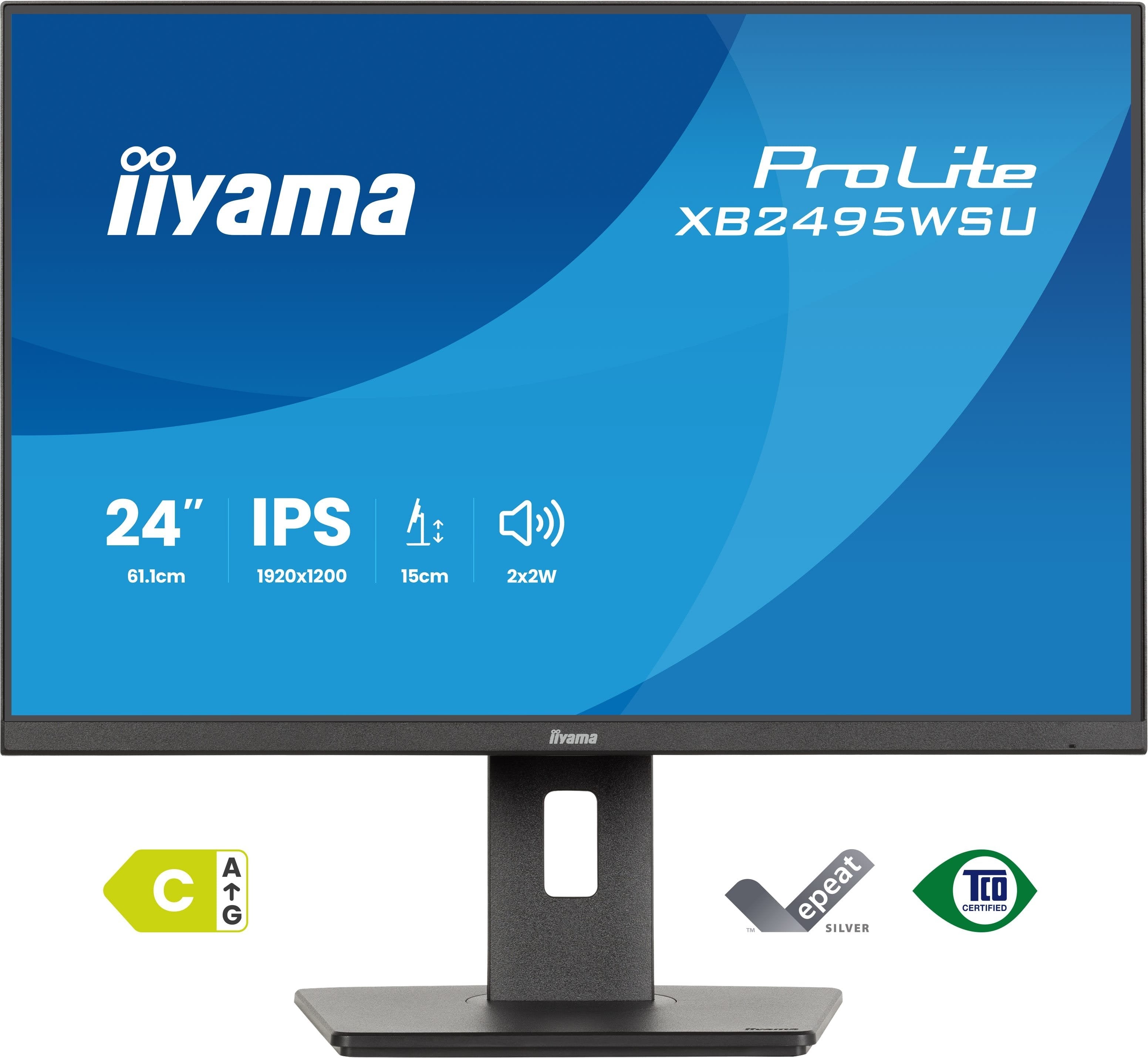 Iiyama 60.5cm 24" Xb2495wsu-B1 16:10 Hdmi+Dp+Usb-C Ips