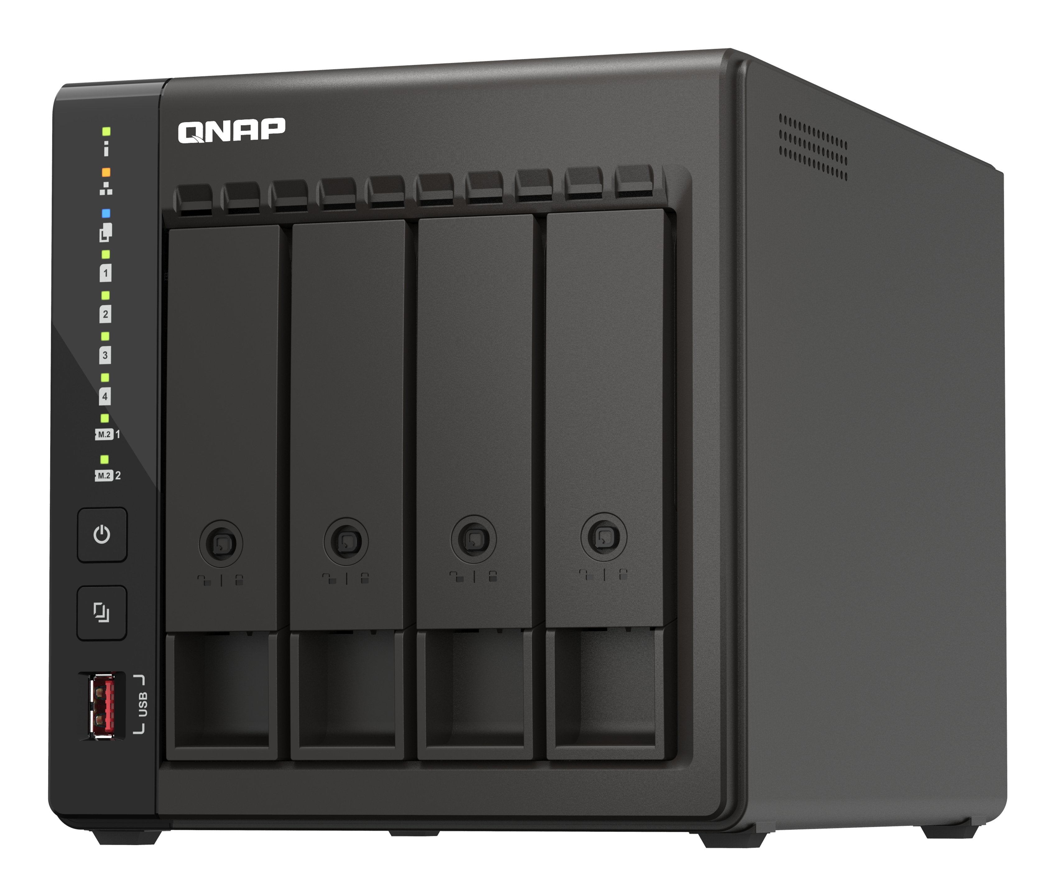 EAN 4711103082164 - QNAP TS-453E NAS Torre Intel® Celeron® J6412 8 GB 0 TB QNAP QTS Negro imagen 5