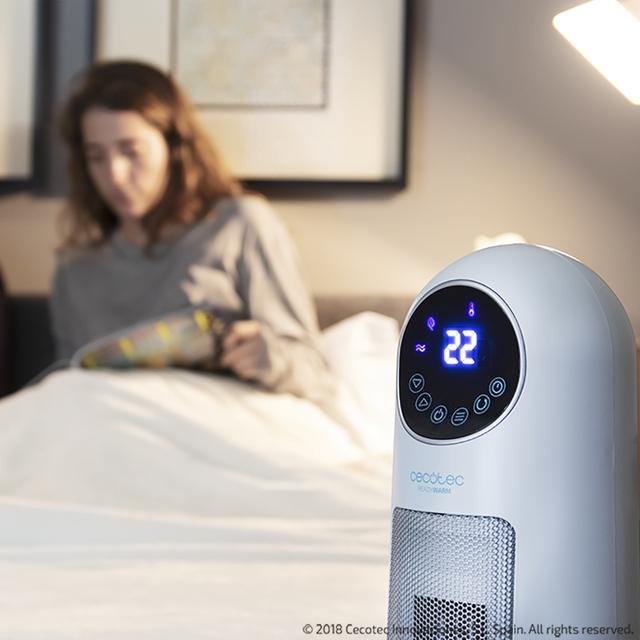 EAN 8435484053143 - Cecotec Ready Warm 10100 Smart Ceramic Interior Blanco 2200 W Ventilador eléctrico imagen 8