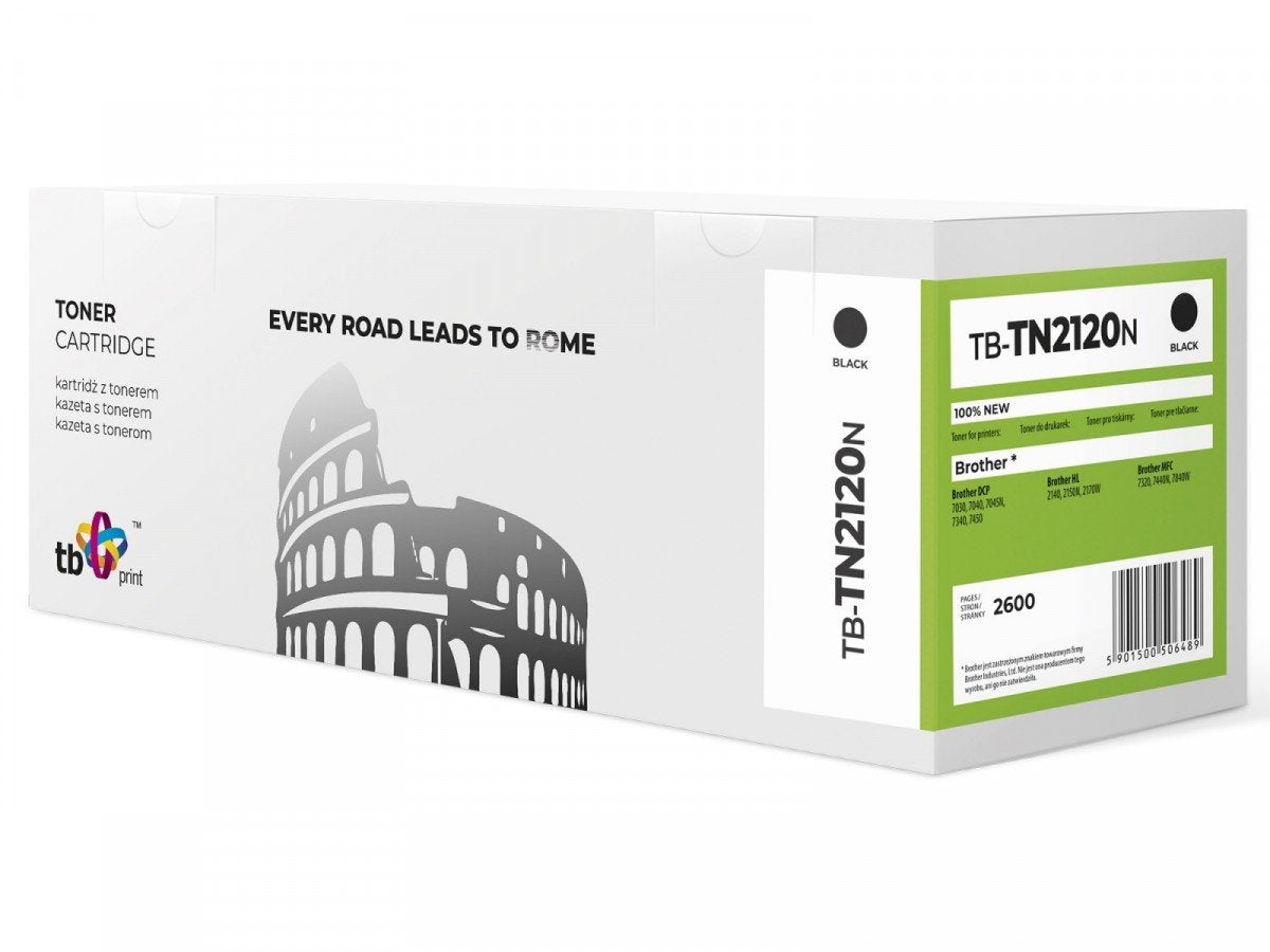 EAN 5901500506489 - TB Print TB-TN2120N cartucho de tóner 1 pieza(s) Compatible Negro imagen 1