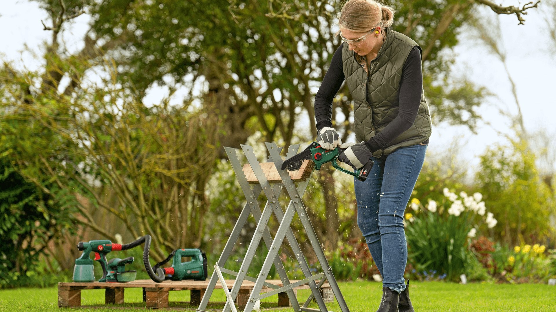 EAN 4059952640532 - Bosch EasyChain 18V-15-7 Negro, Verde imagen 4