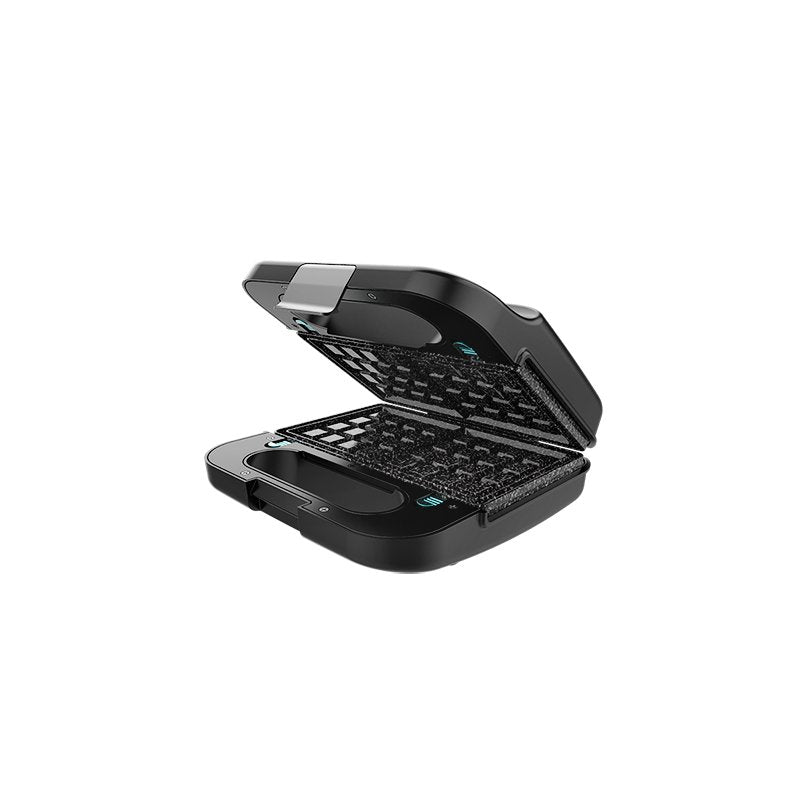 EAN 8435484043090 - Cecotec 04309 sandwichera 1000 W Negro, Acero satinado imagen 2