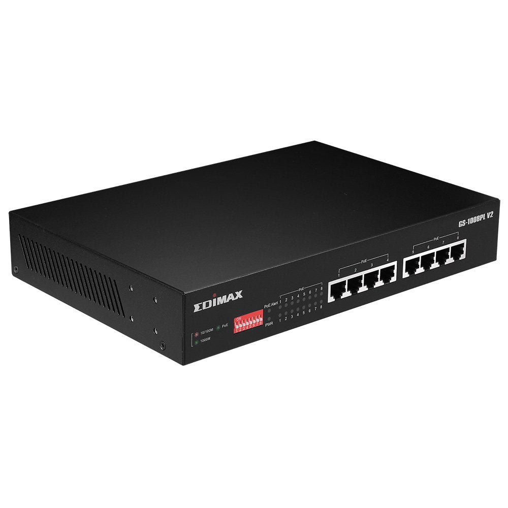 Edimax Switch Gigabit 8-Port Long Range Poe Switch