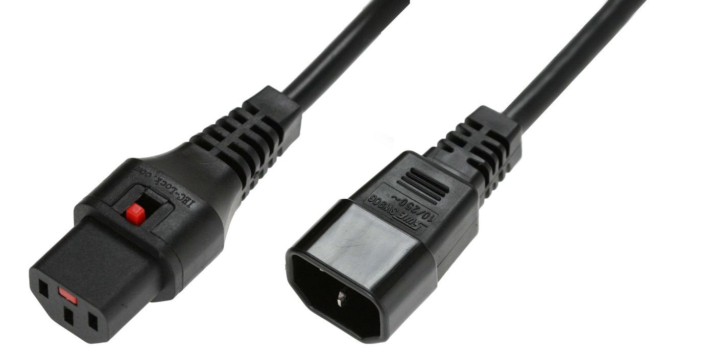 Microconnect Pc1003 Cable De Transmisión Negro 1,5 M C13 Acoplador C14 Acoplador