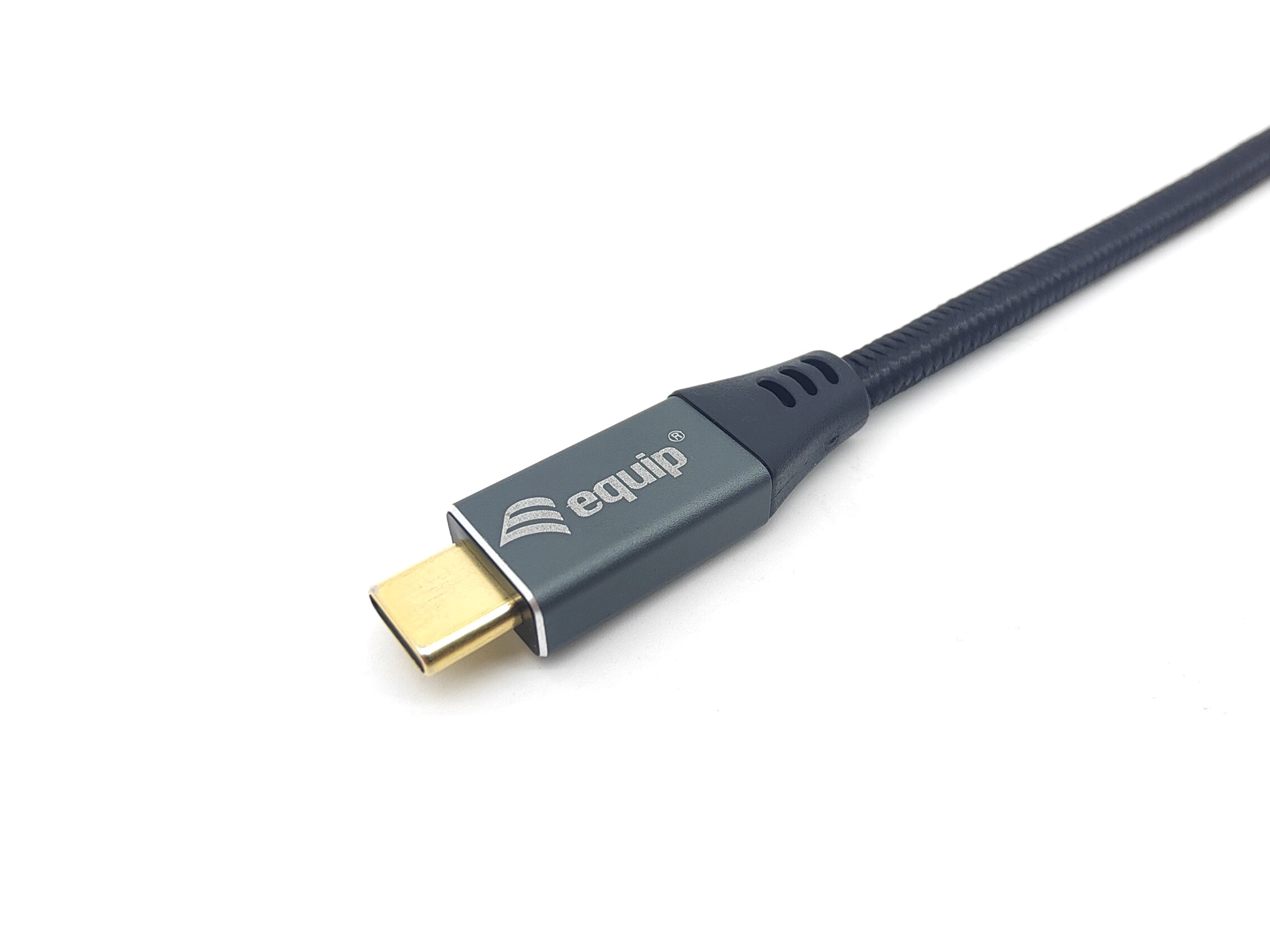 EAN 4015867228746 - Equip 133422 adaptador de cable de vídeo 2 m USB Tipo C Gris imagen 3