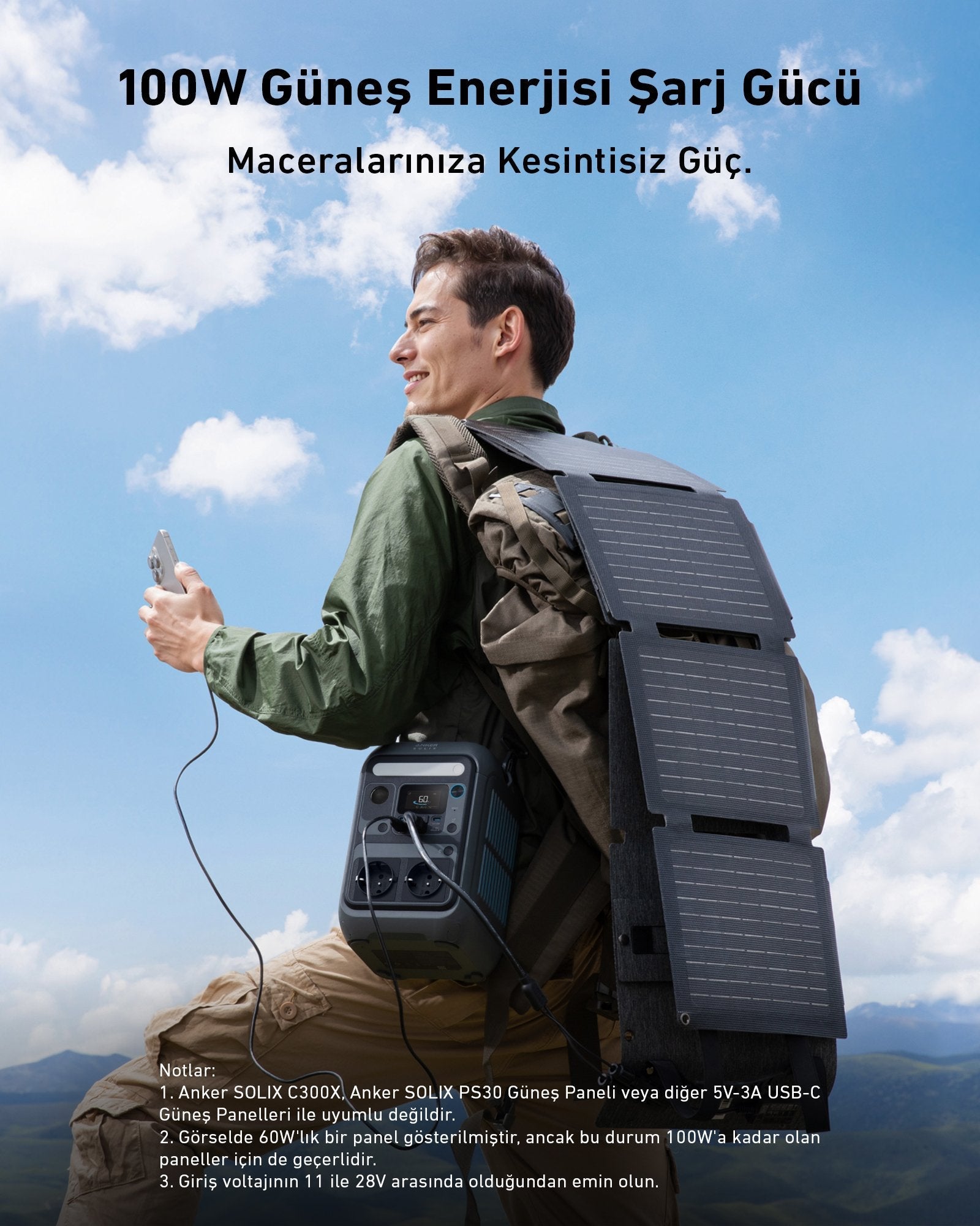 EAN 0194644298845 - Anker SOLIX C300X estación de energía portátil 7 Fosfato de hierro-litio (LiFePo4) 90000 mAh imagen 3