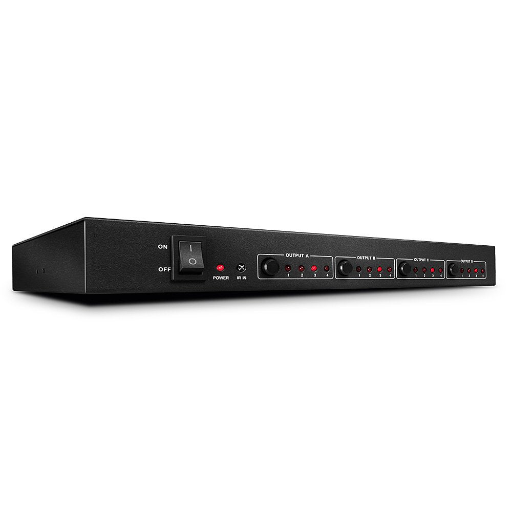 Lindy Conmutador Matriz Hdmi 4k Uhd 10.2g 4x4