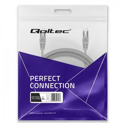 EAN 5901878545288 - Qoltec 54528 cable de red Gris 3 m Cat5e F/UTP (FTP) imagen 5