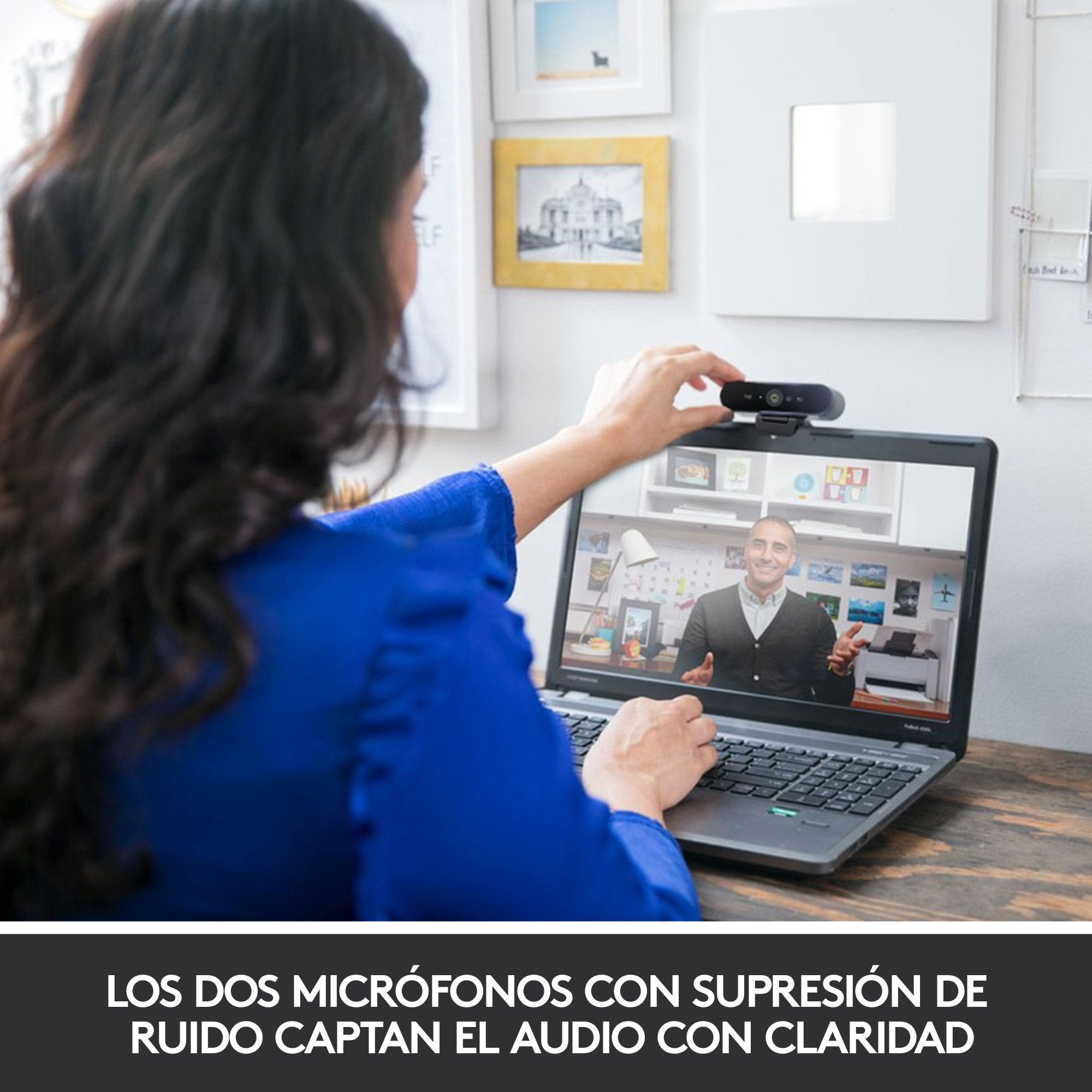 Webcam Logitech Brío Stream Enfoque Automático 4k