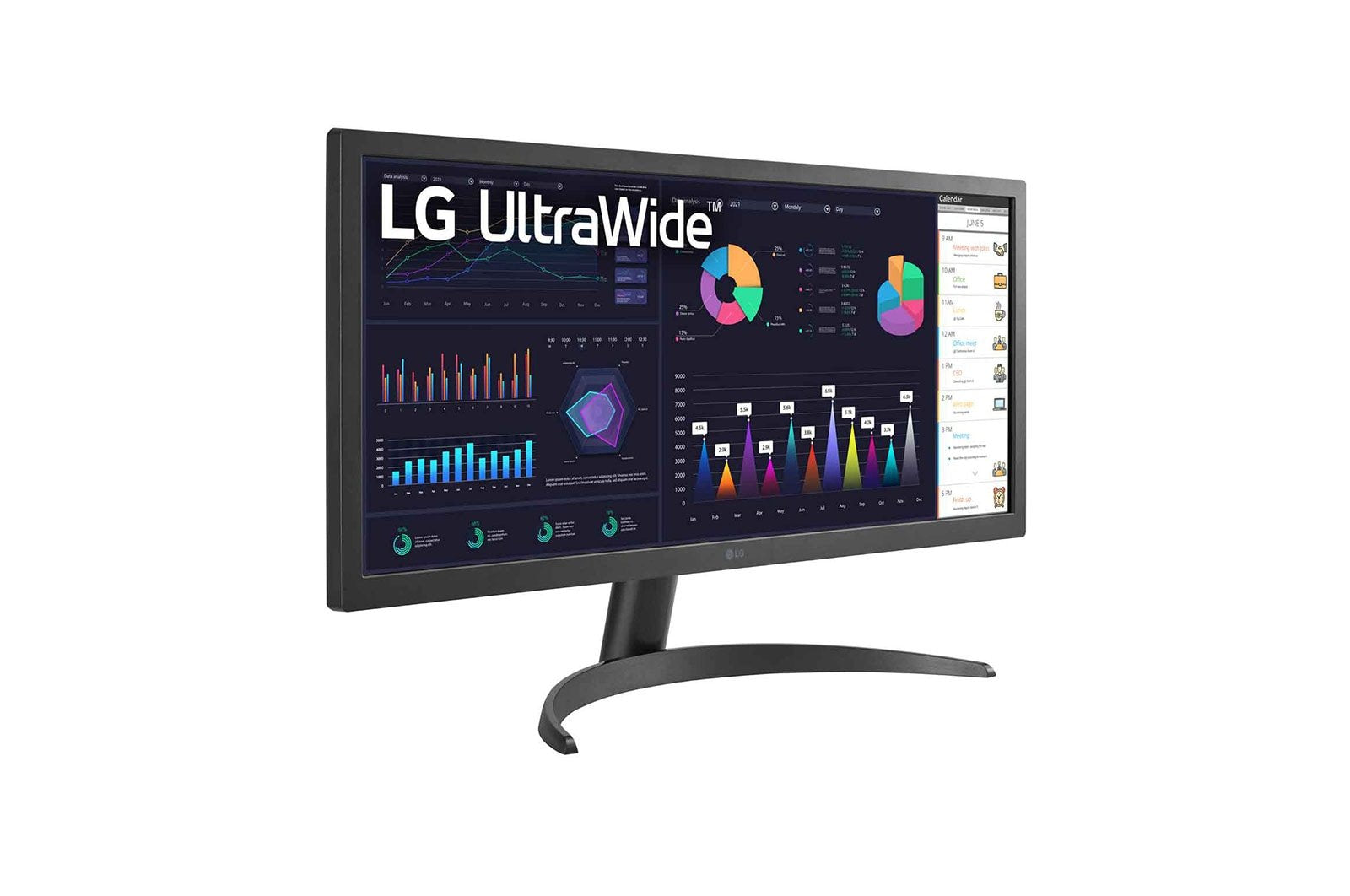 Monitor Ultrapanorámico Lg Ultrawide 26wq500-B 25.7' Wfhd Negro