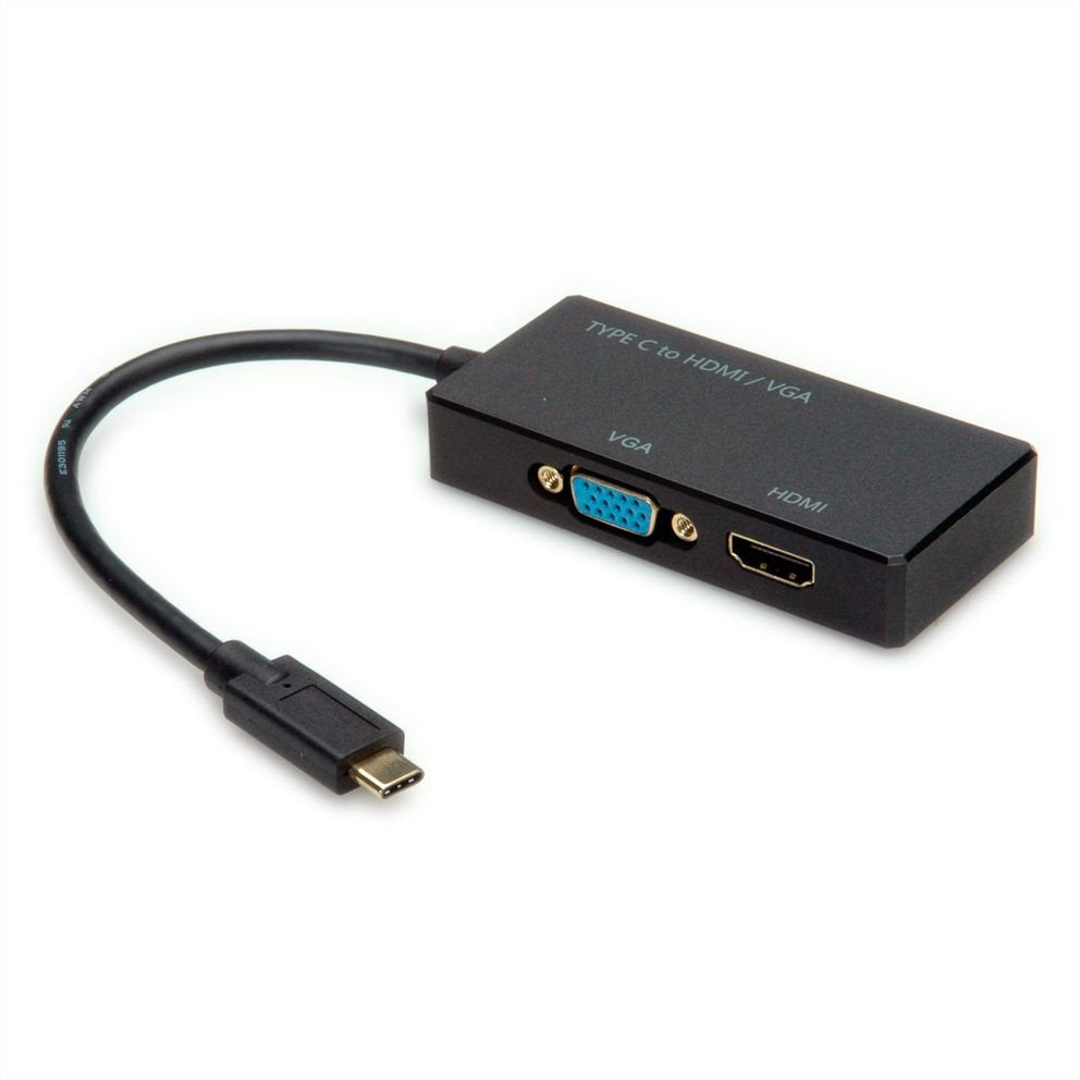 Value Display Adapter Usb Typ C - Vga Hdmi