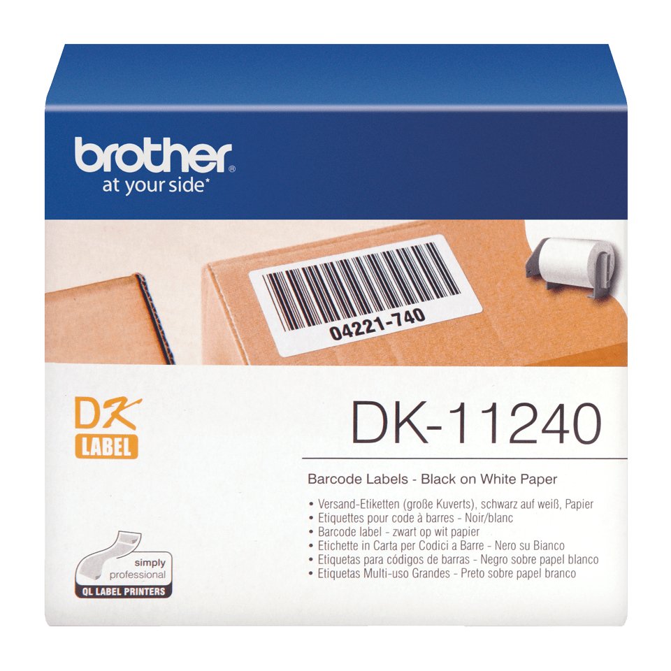 EAN 4977766646321 - Brother DK-11240 etiqueta de impresora Blanco imagen 3