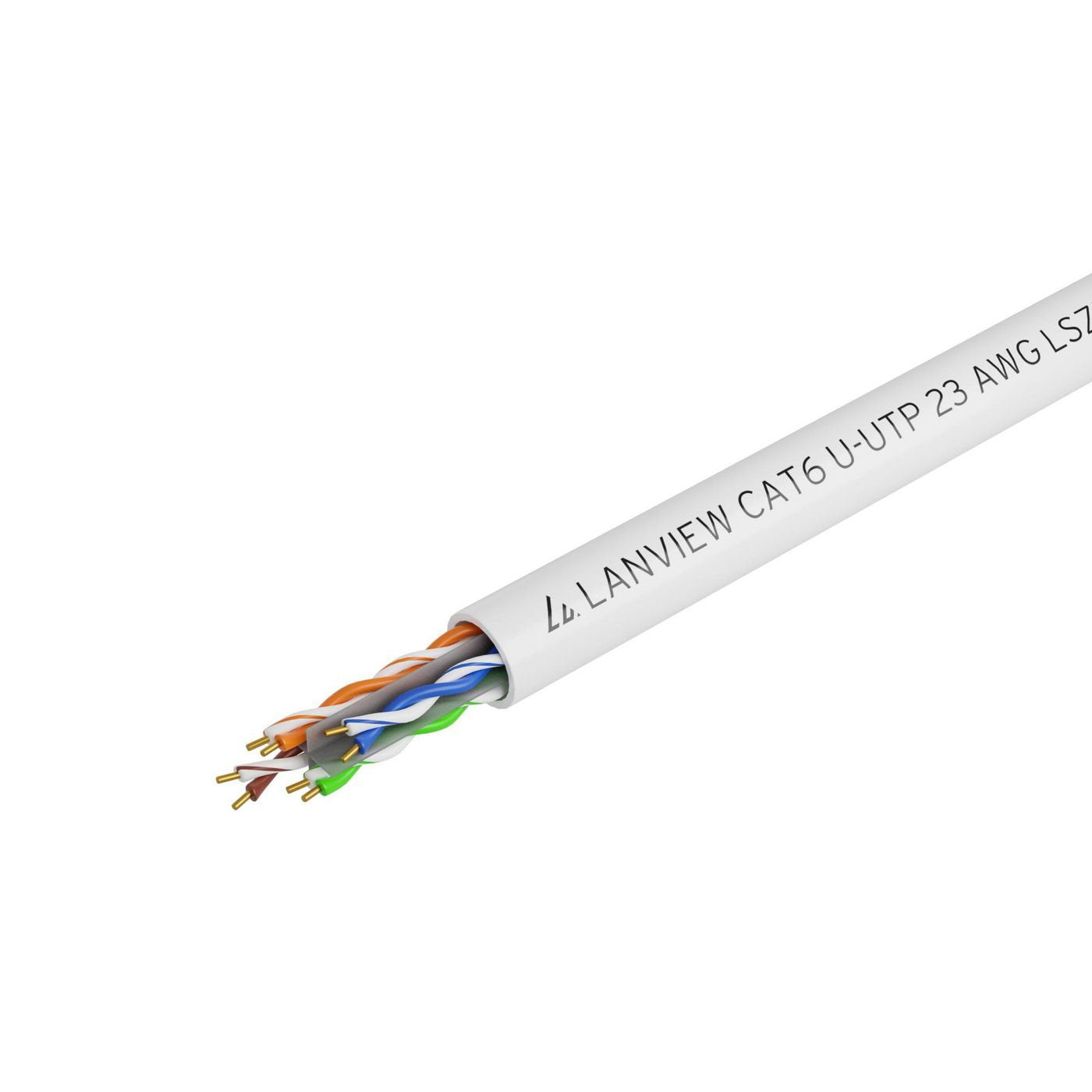 EAN 5715063025086 - Lanview LVN122114 cable de red Blanco 305 m Cat6 U/UTP (UTP) imagen 1