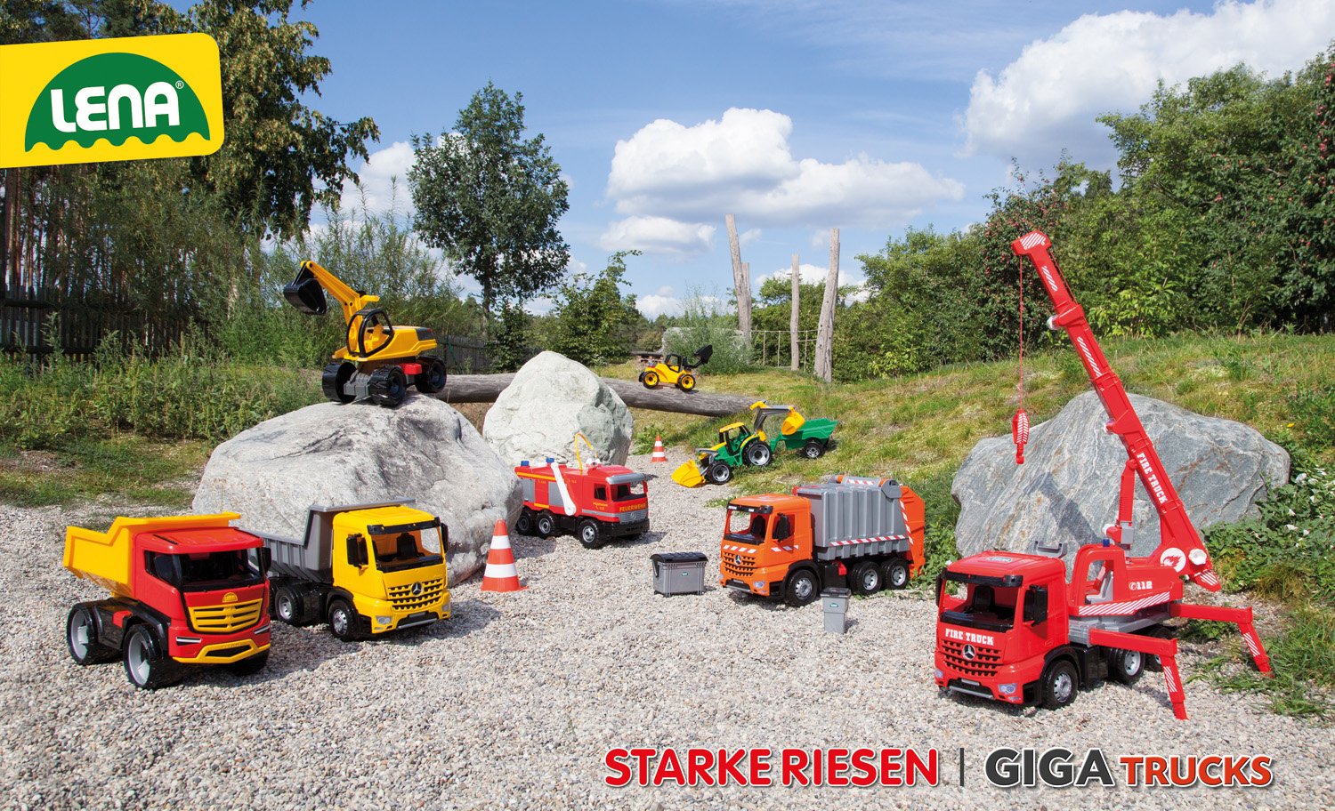 EAN 4006942780006 - Lena GIGA TRUCKS Tractor with front shovel imagen 7