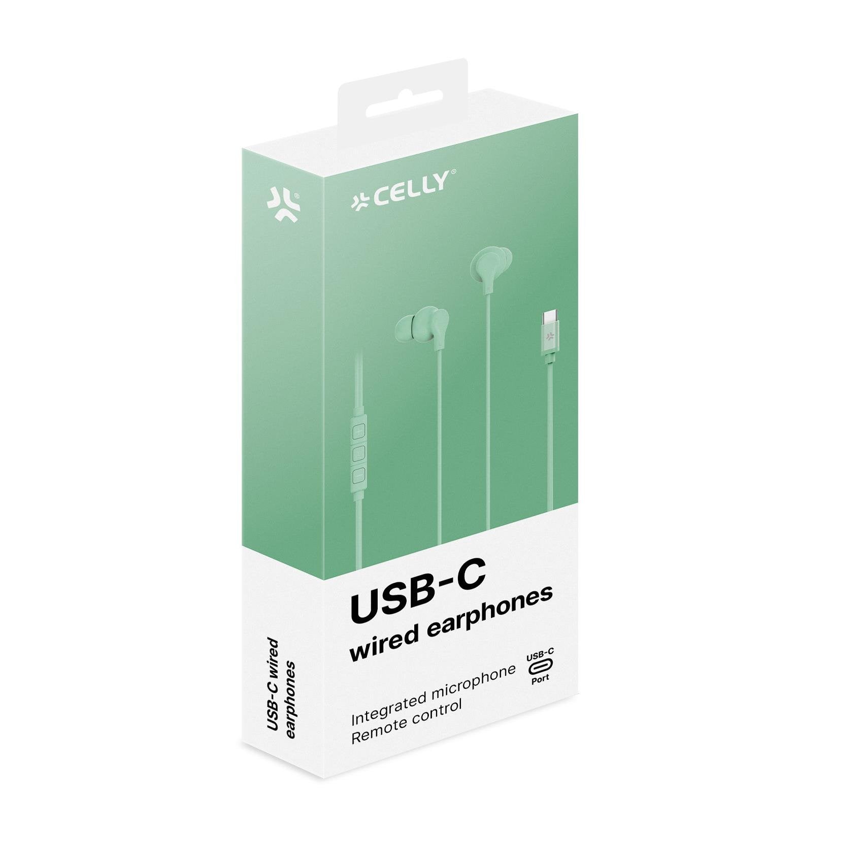 EAN 8021735218661 - Celly UP1600TYPECGN auricular y casco Auriculares Alámbrico Dentro de oído Llamadas/Música USB Tipo C Ver imagen 6