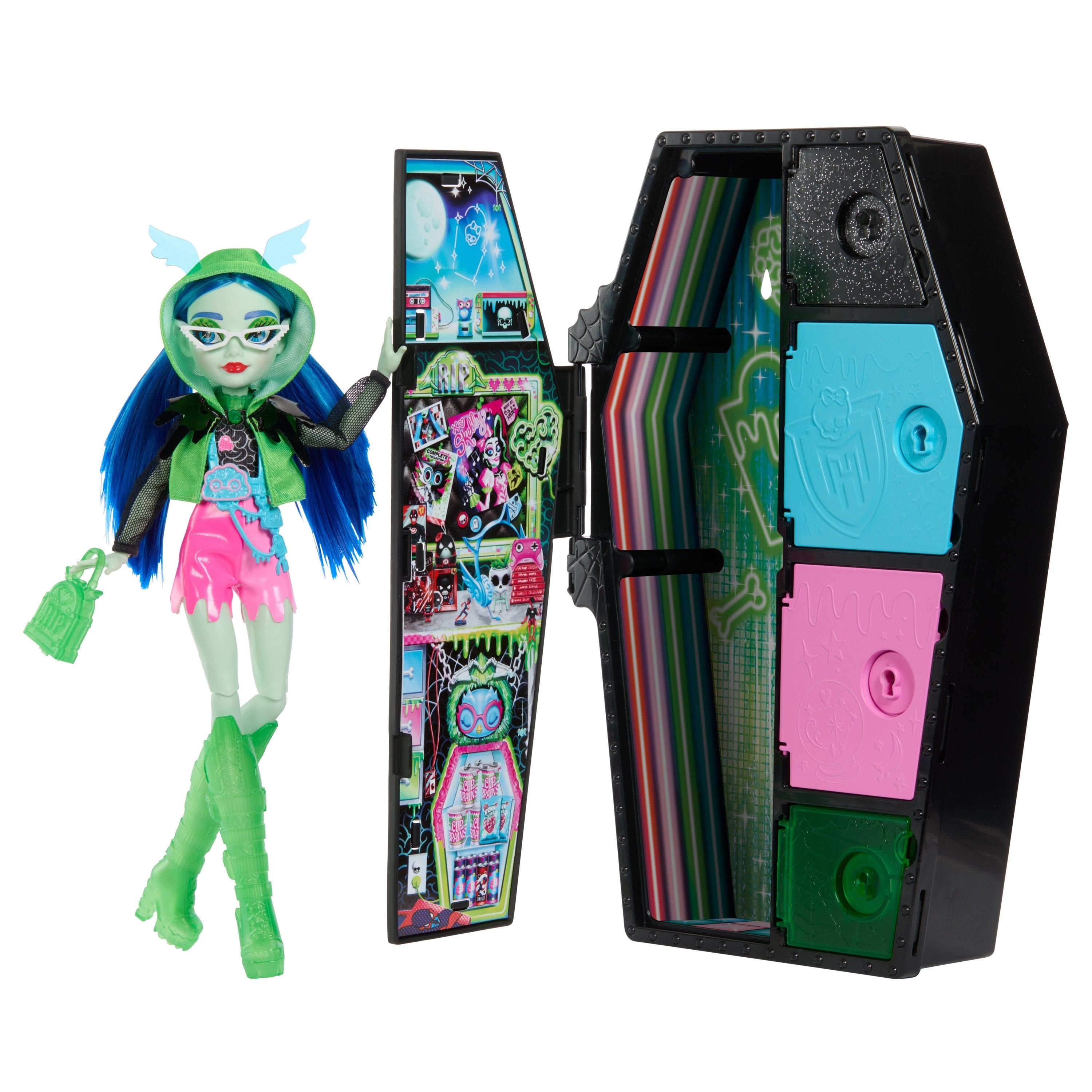Muñeca Mattel Monster High Skulltimates Secrets Serie 3 Ghoulia Hnf81