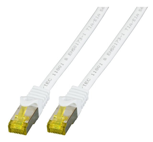 Cable Efb Rj45 De Red S Ftp,Cat.6a,Lszh,Cat.7 Rohk.,7.5m,Blanco