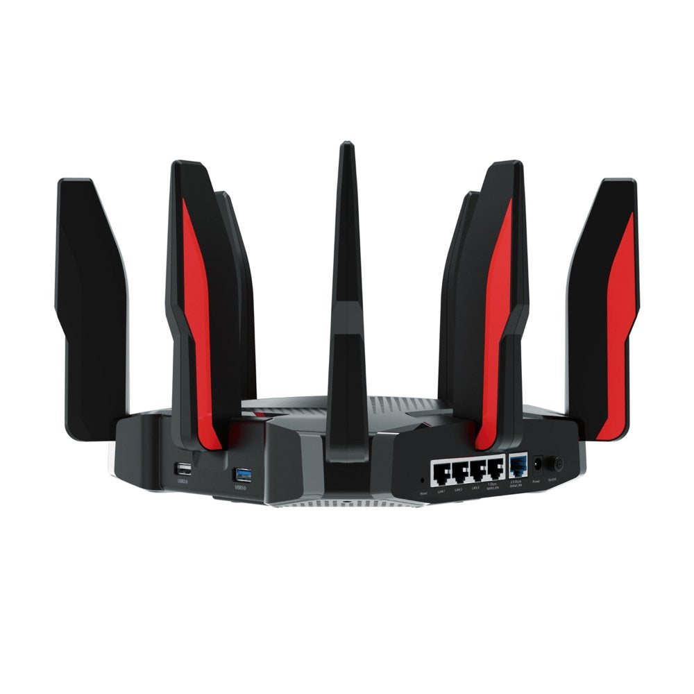 EAN 6935364089696 - TP-Link ARCHER GX90 router inalámbrico Gigabit Ethernet Tribanda (2,4 GHz/5 GHz/5 GHz) Negro imagen 3