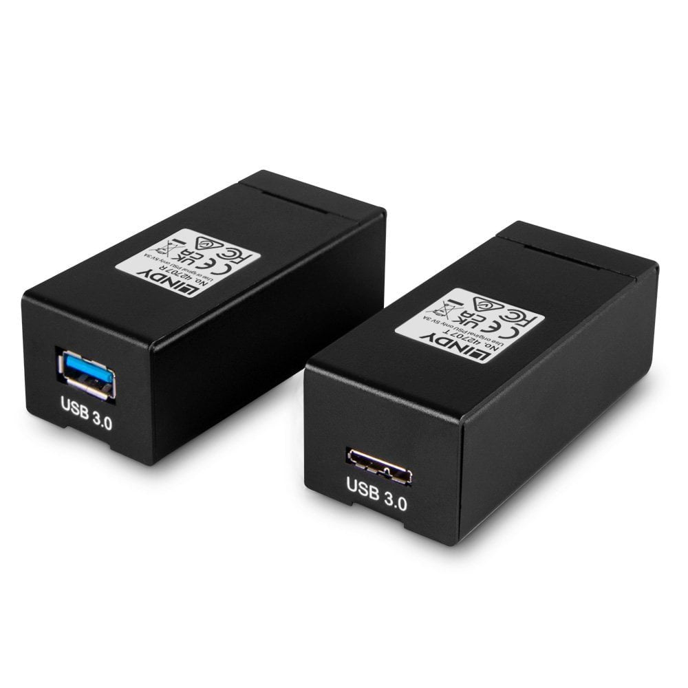Lindy 42707 Extensor Usb 3.1 3.0 Lwl Fibre Optic 400m
