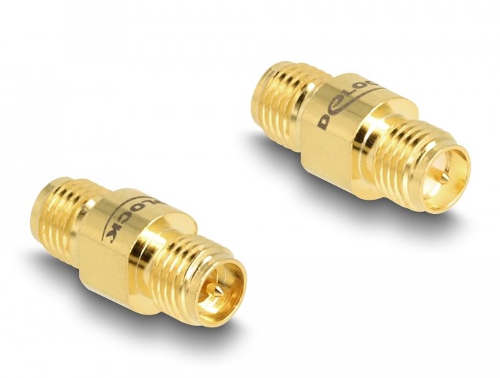 Delock 12093 Adaptador Rp-Sma Hembra A Rp-Sma Hembra C6801