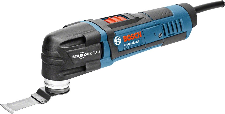 Herramienta Multifuncional Bosch Professional Multi-Cutter Gop 30-28 Professional Azul/Negro, L-Boxx, 300 W, Accesorios Incluidos 601237000