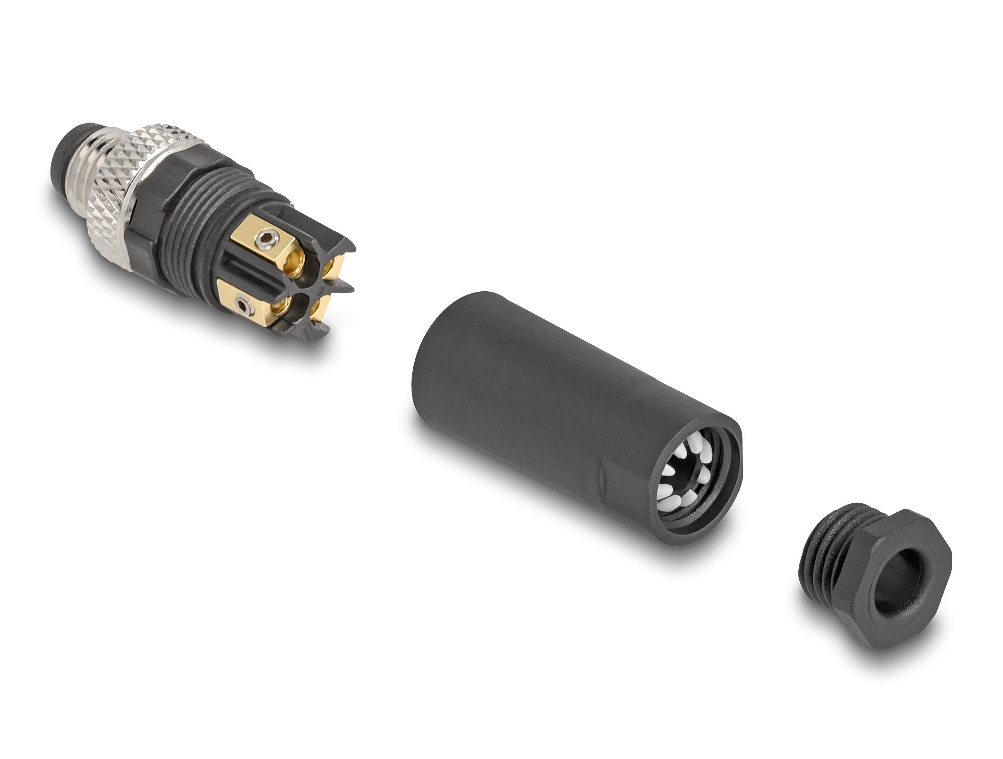 M8 Steckverbinder A-Kodiert 4 Pin Stecker Zur Montage Mit Schraubanschluss