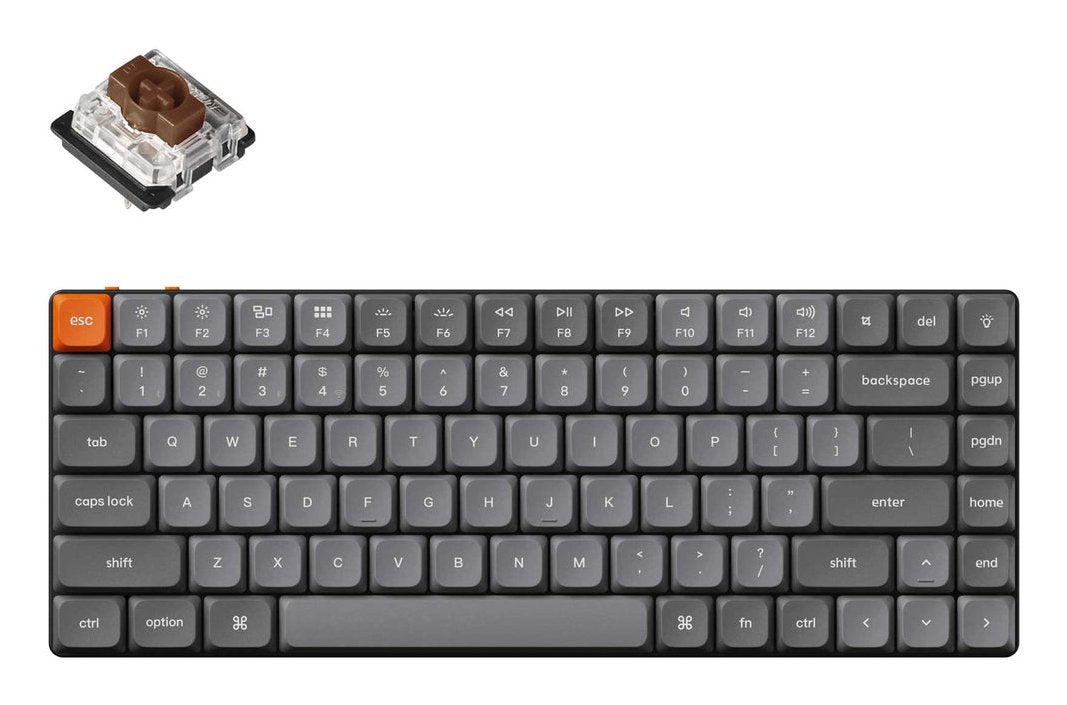 EAN 4895248862734 - Keychron K3 Max teclado Universal USB + RF Wireless + Bluetooth Gris imagen 1
