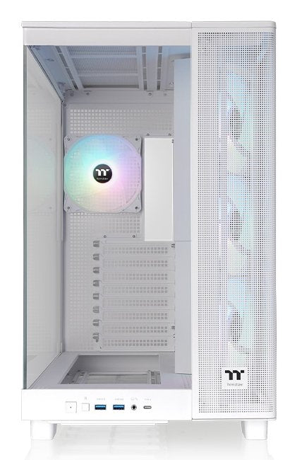 Thermaltake View 380 Xl Tg Argb (Blanco, Tempered Glass X 2) Ca-11e-00m6wn-00
