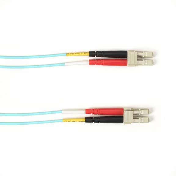Om4 50/125 M/M Lc-Lc Patch Cable Aqua 10m