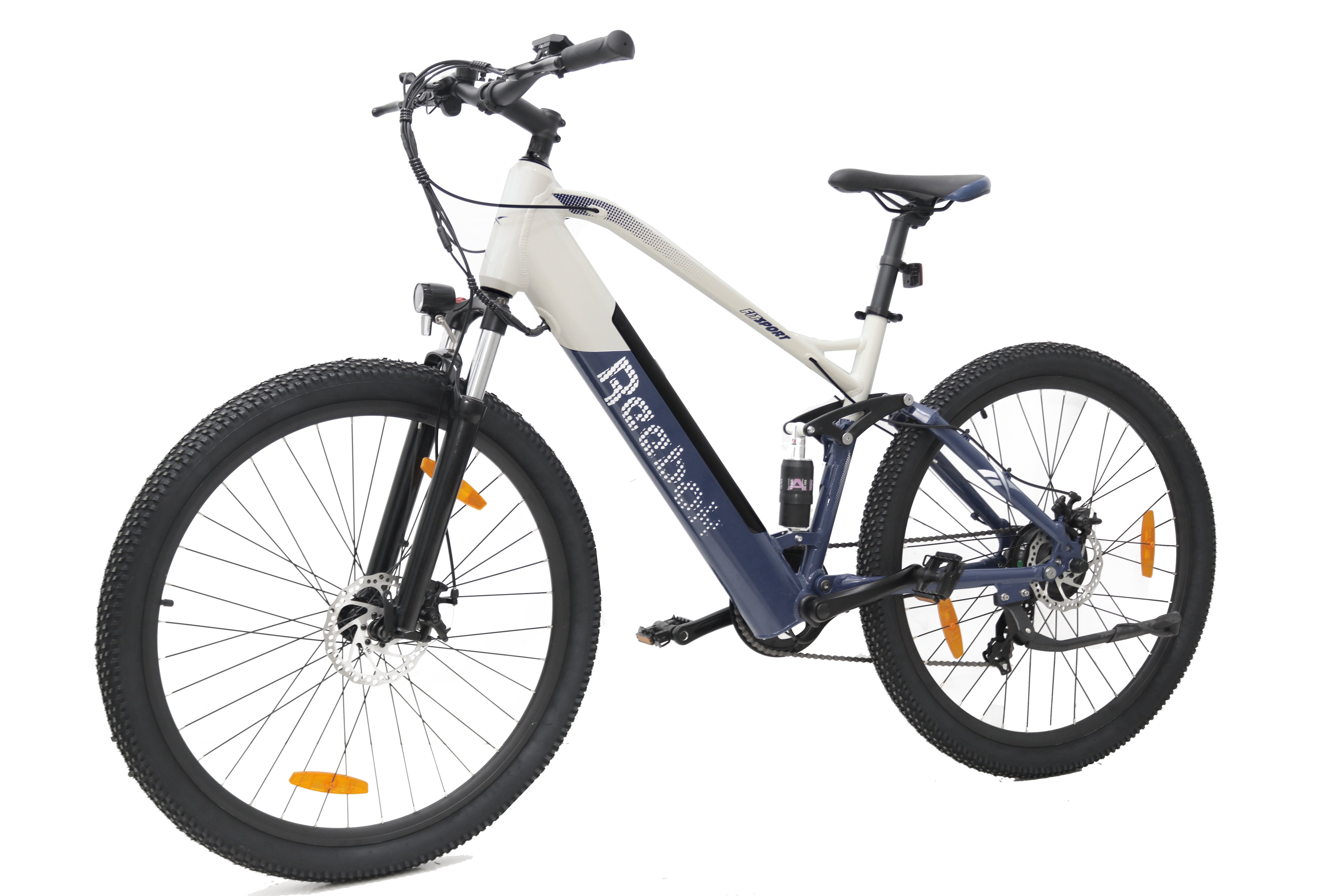 Bicicleta Eléctrica Reebok Rk-Fitmtbsp-Bw Azul, Blanco Aluminio L 73,7 Cm (29") 25,5 Kg Litio