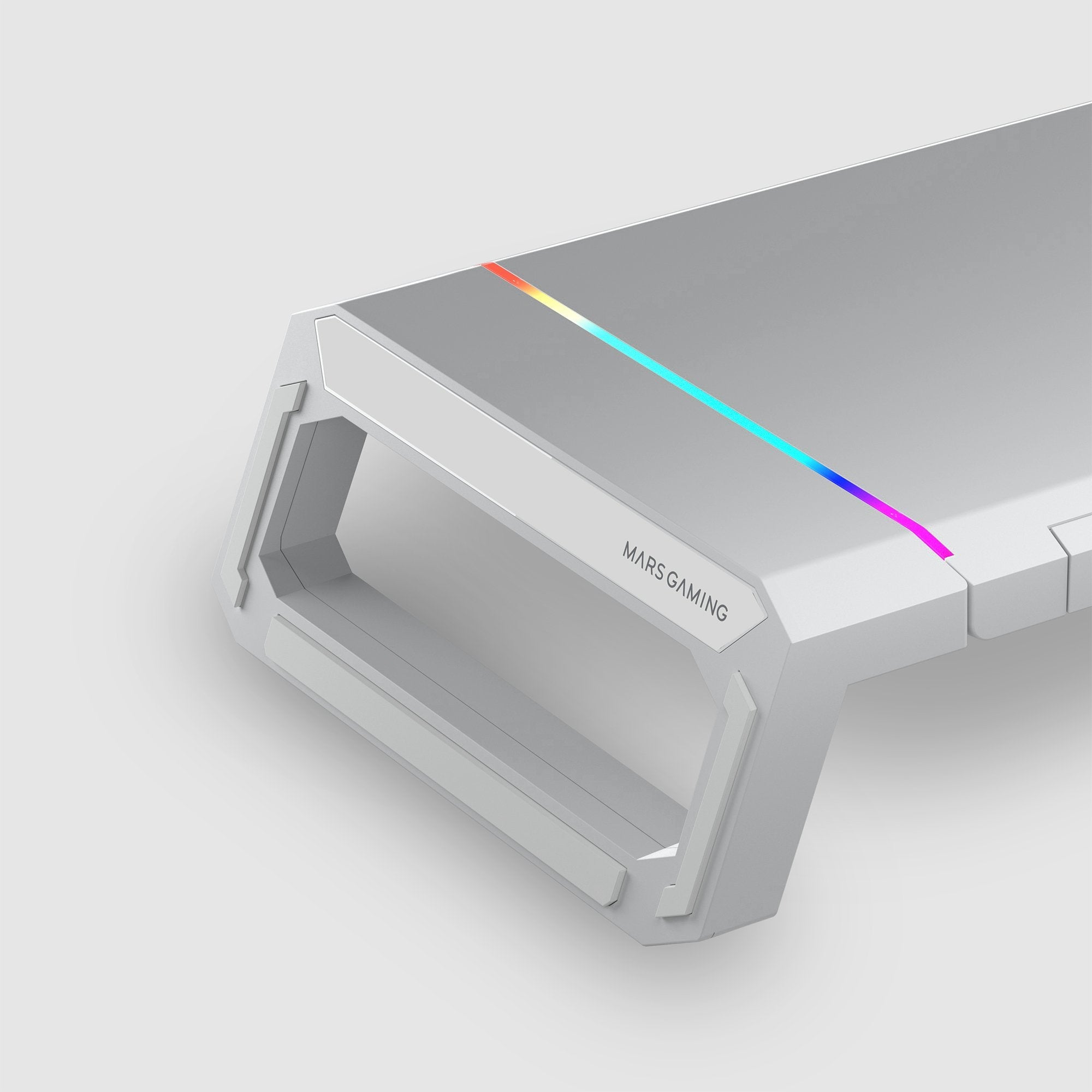 Soporte Gaming Para Monitor Mars Gaming Mgs-One Hasta 30 Kg Blanco