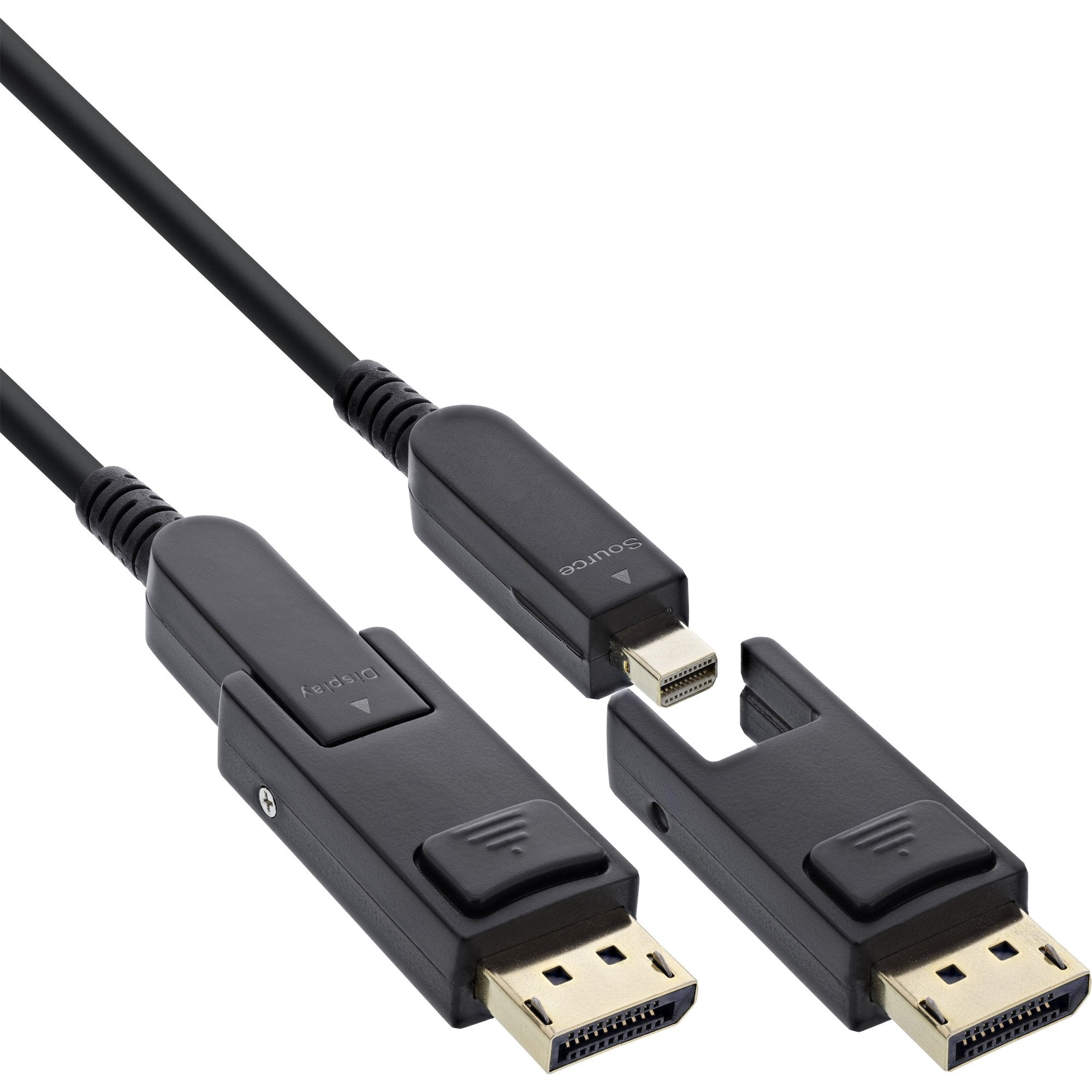 Inline® Displayport 1.4 Aoc Cable, 8k4k, Displayport Plug Detachable 30m