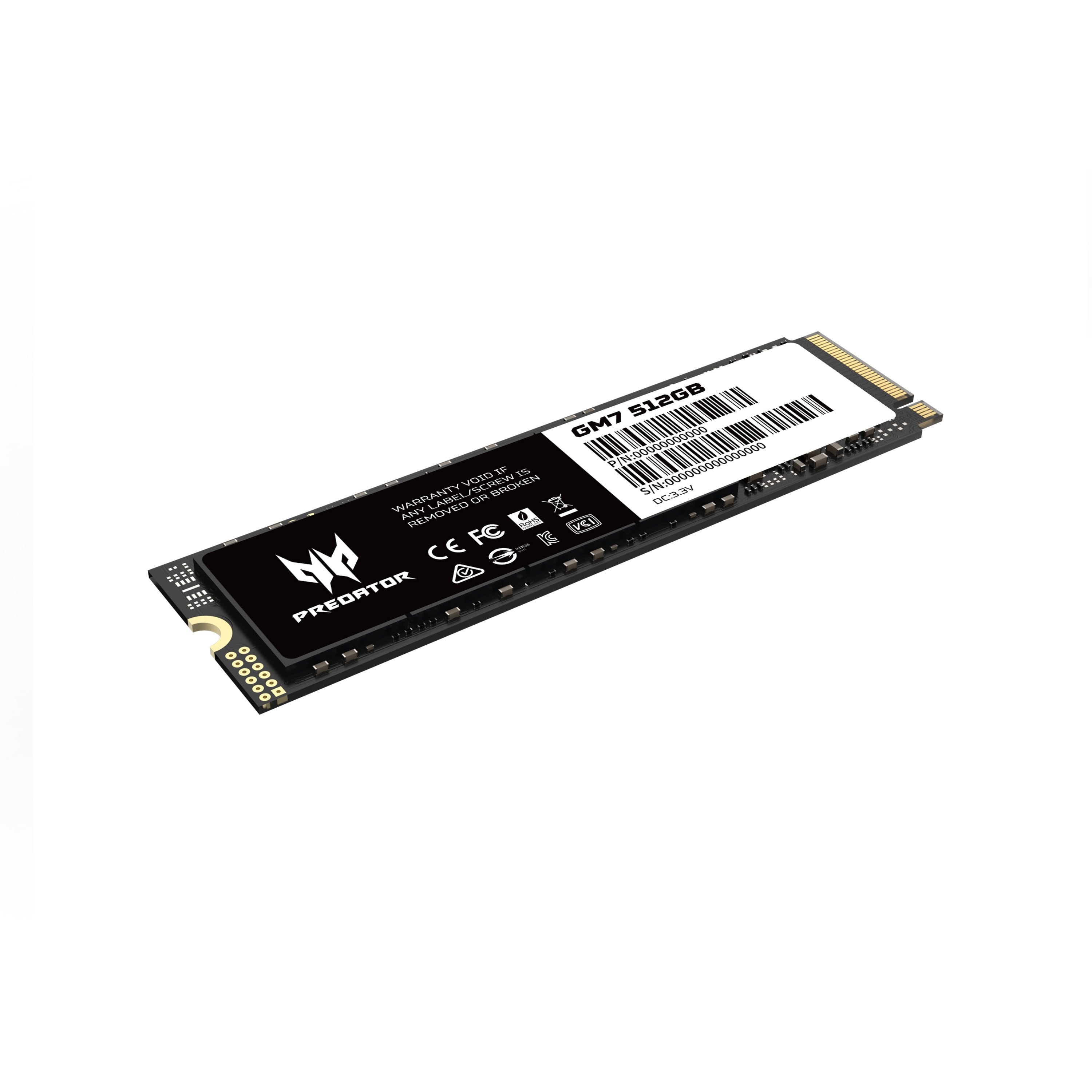 Acer Predator Ssd Gm7 512gb M.2 Nvme Pcie Gen 4x4