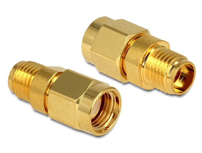 Delock Adaptador Rp-Sma Macho > Sma Hembra 1 Unidad