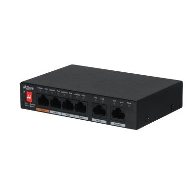 Switch Dahua Pfs3006-4et-60 (6x 10/100mbps)