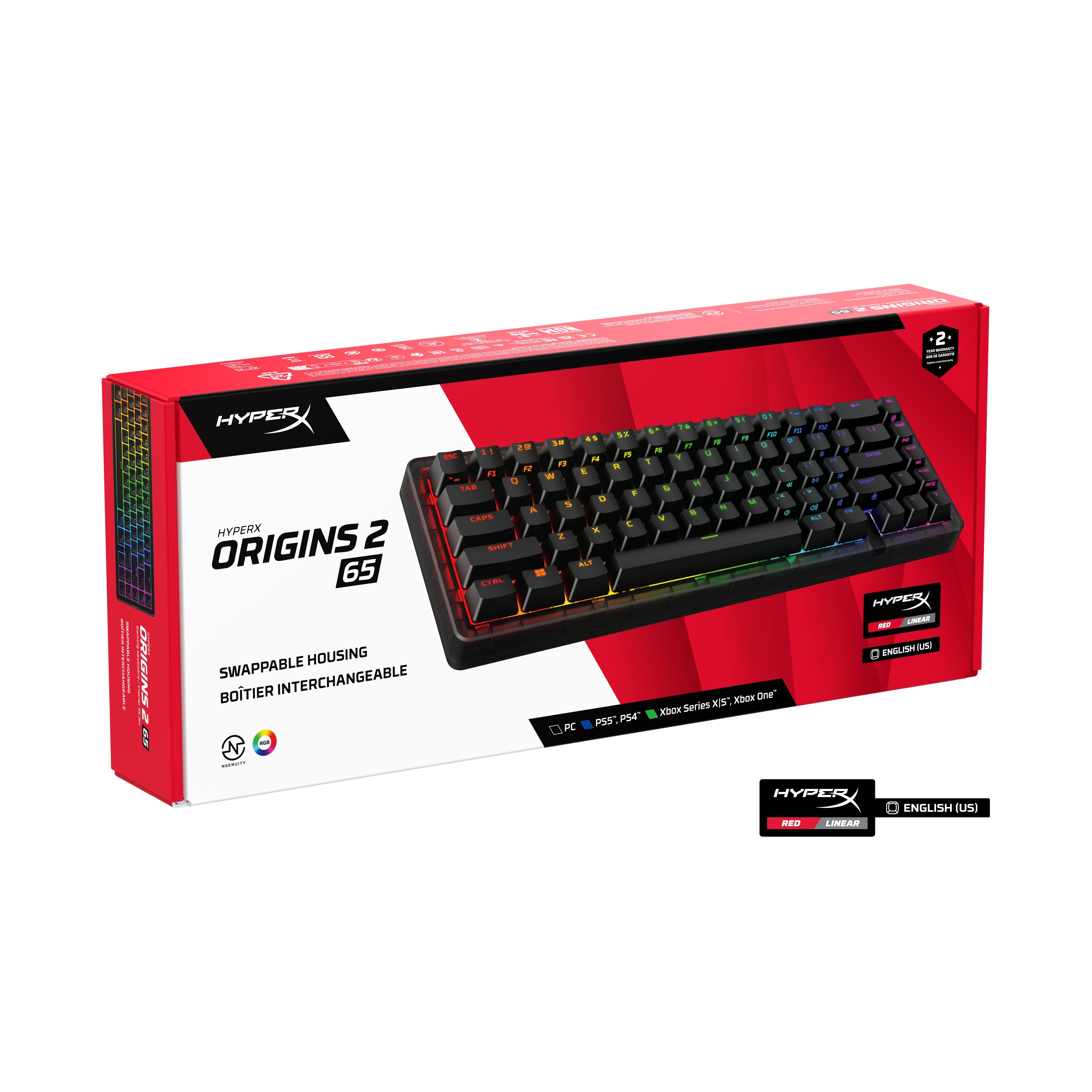 EAN 0199251353246 - HyperX Origins 2 65 Pro teclado Negro imagen 15