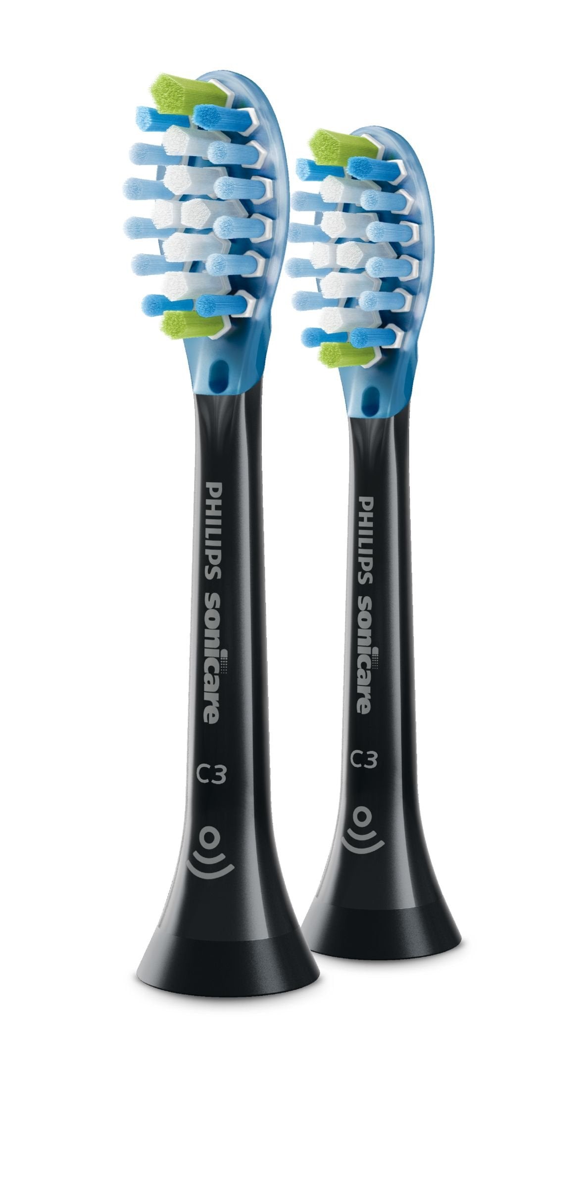 Philips Paquete De 2 Cabezales De Cepillo Sónicos Estándar, 2 Pieza(S), Negro