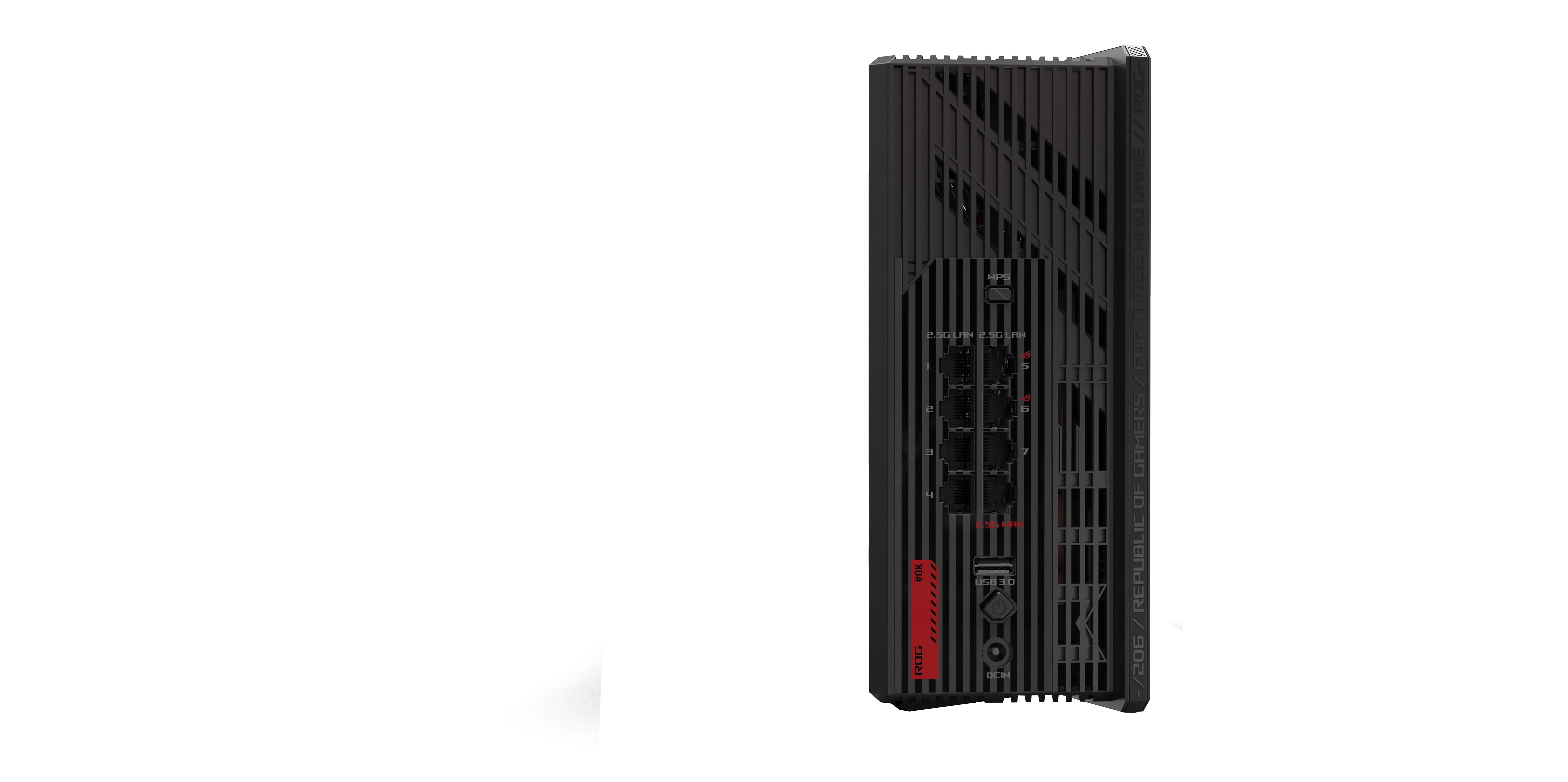 EAN 4711387880555 - ASUS ROG Strix GS-BE18000 router inalámbrico 2.5 Gigabit Ethernet Tribanda (2.4 GHz / 5 GHz / 6 GHz) Negr imagen 8