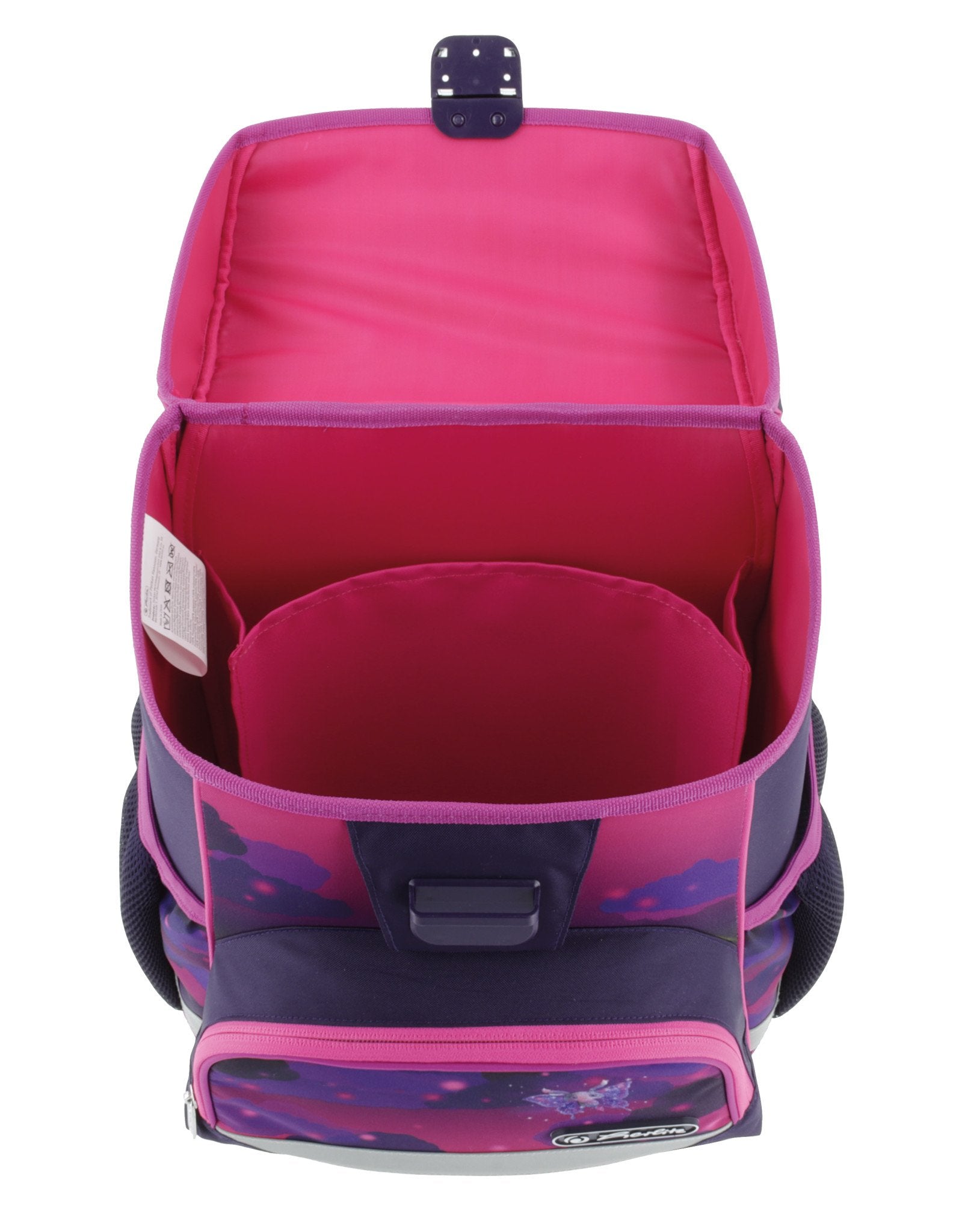 Herlitz Loop Plus Magic Unicorn Juego De Mochila Escolar Chica Poliéster Púrpura, Violeta
