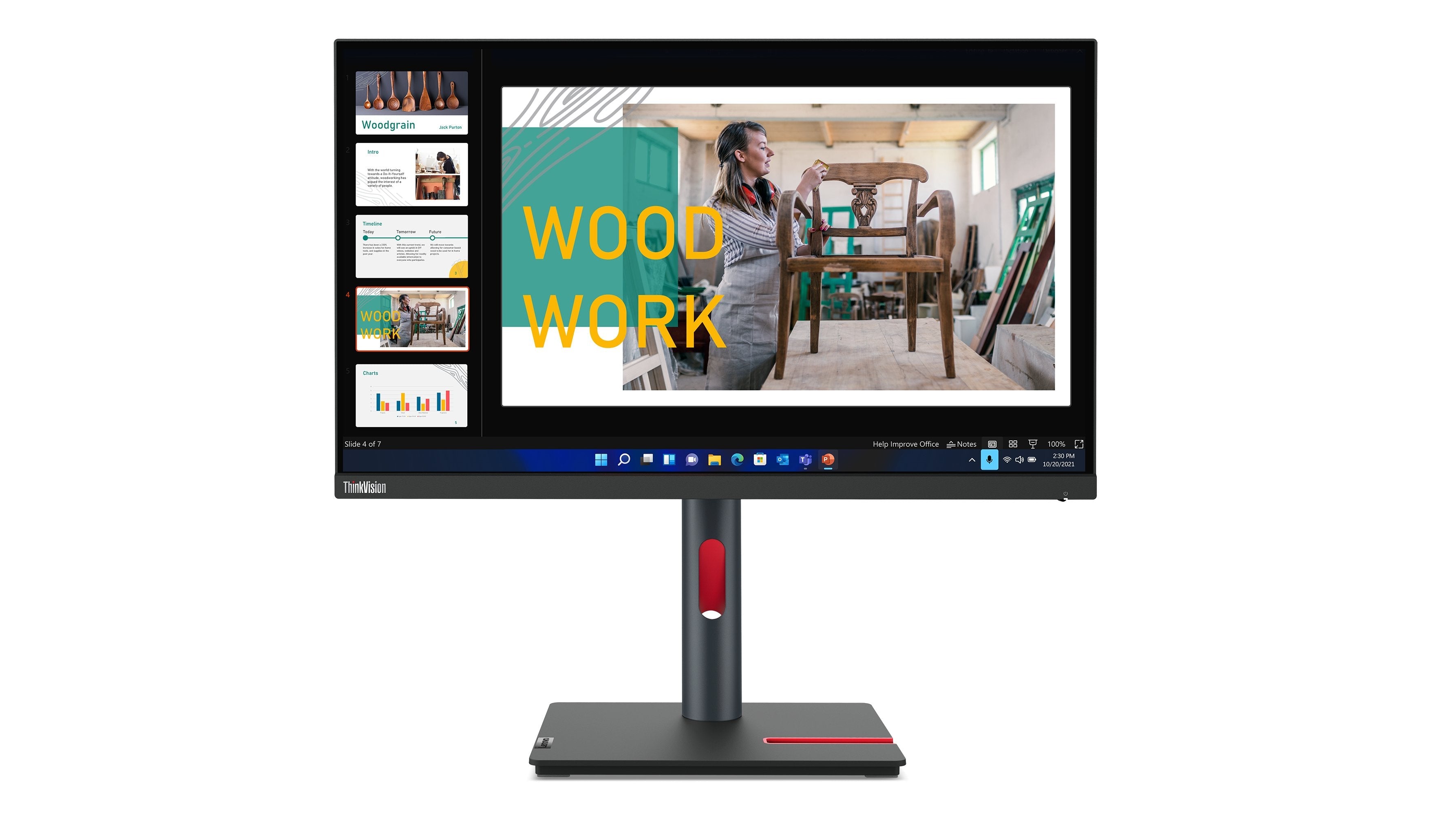 EAN 0196380977176 - Lenovo ThinkVision P24q-30 LED display 60,5 cm (23.8") 2560 x 1440 Pixeles Quad HD Negro imagen 1