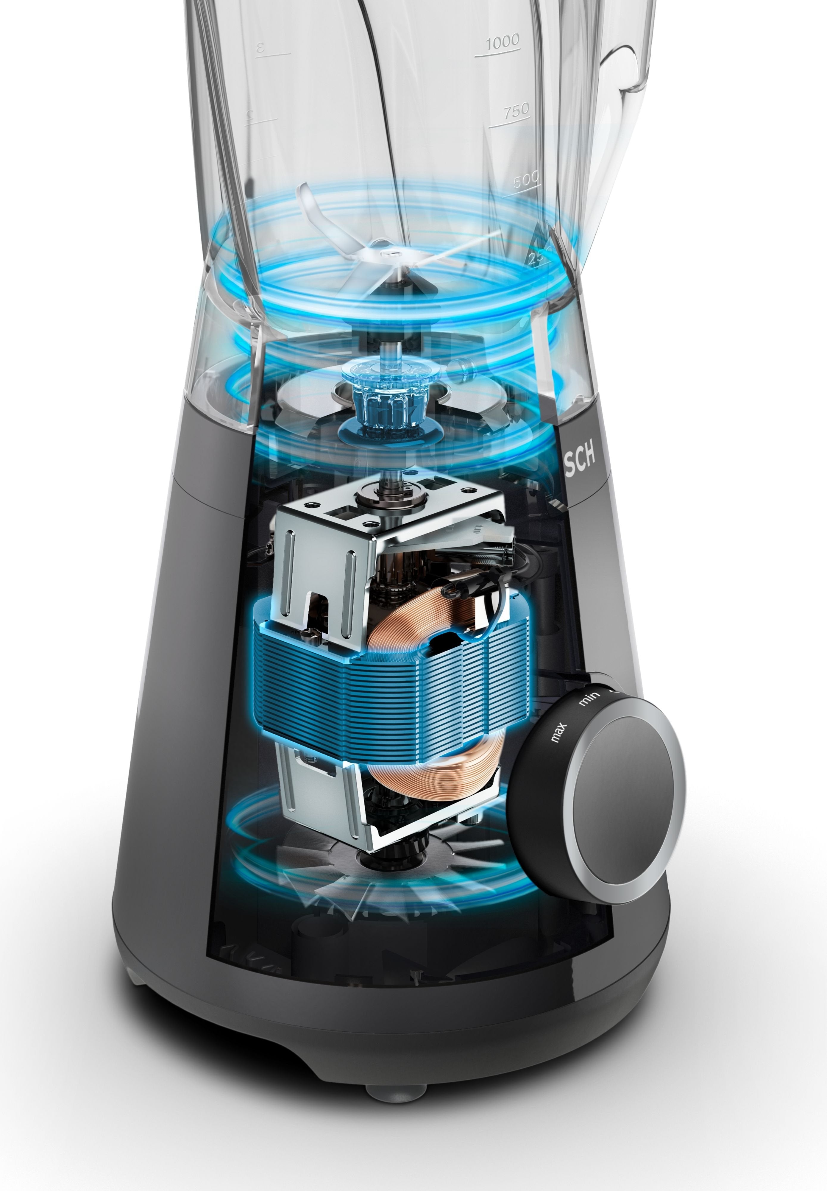 Batidora De Vaso Bosch Home Serie 4 Mmb6141b 1200 W Negro, Batidora Depie Negro, Batidora De Vaso, 1 M, 1200 W, Negro