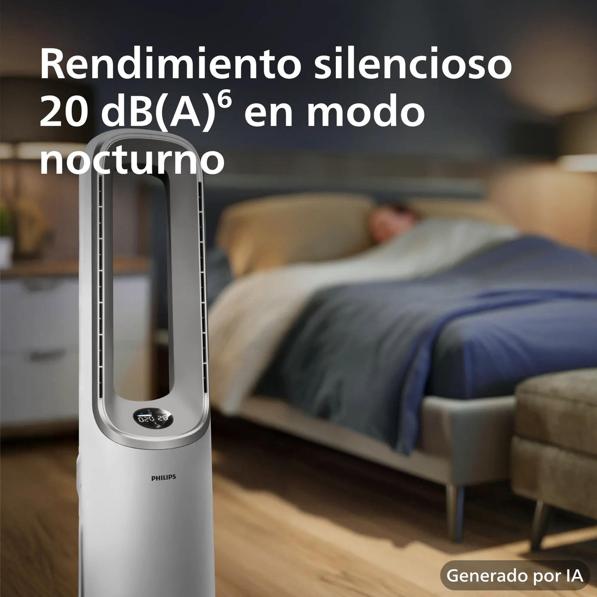 EAN 8720389019395 - Philips AMF765/10 purificador de aire 70 m² 47 dB 40 W Blanco, Gris imagen 16