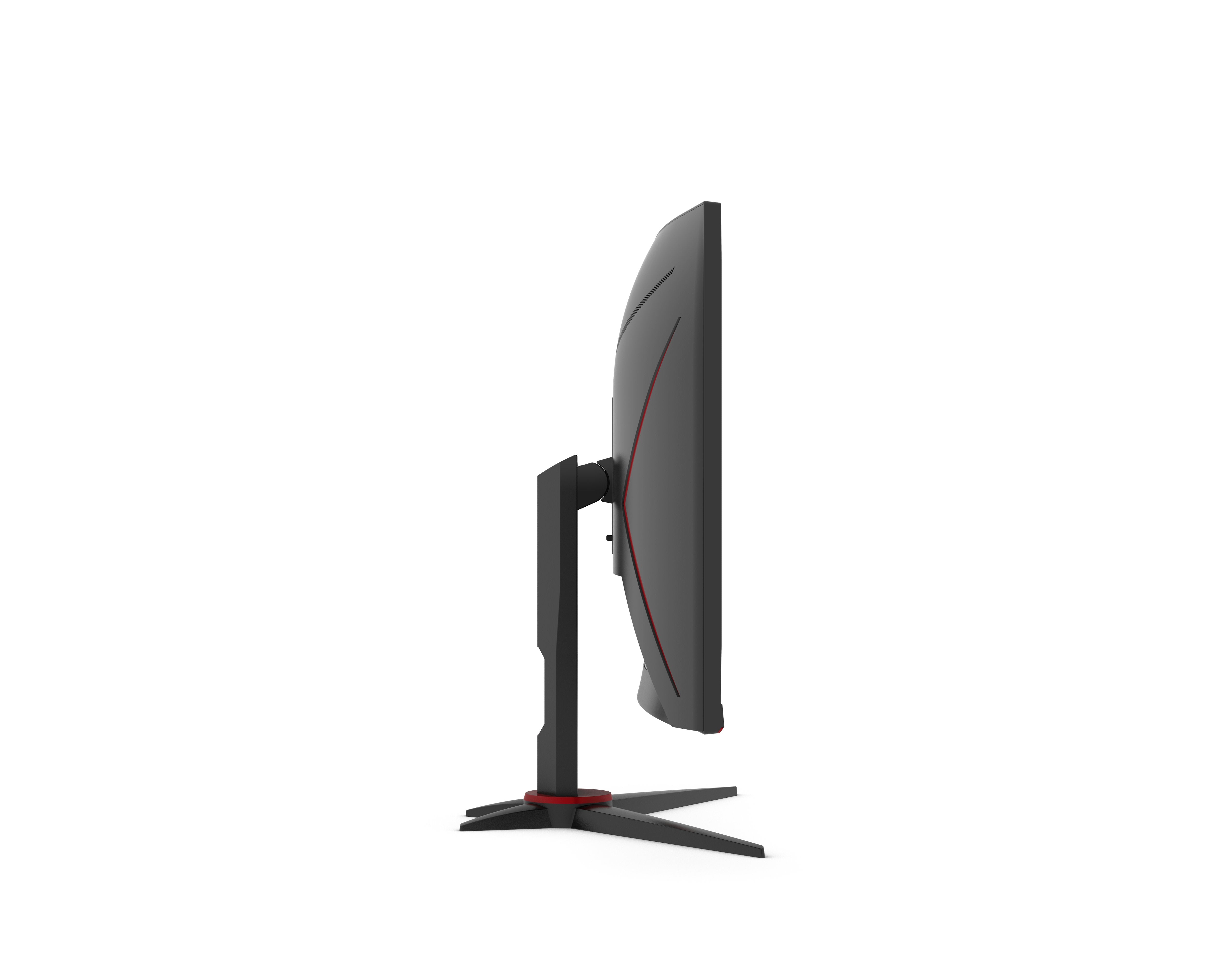 Monitor 27 Aoc Gaming Curvo Cq27g2se Qhd 2560x1440 165hz 2hdmi 1dp Negro-Red