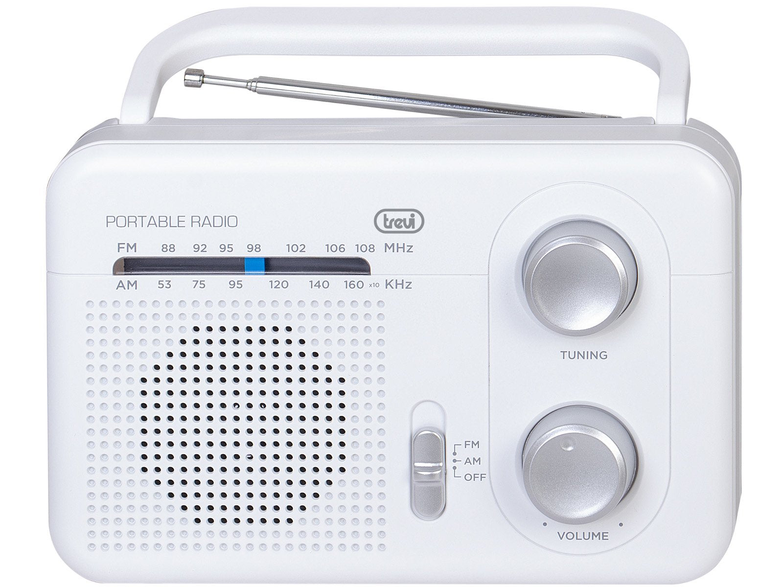 EAN 8011000029320 - Trevi RA 7F64 Portátil Analógica Blanco imagen 2