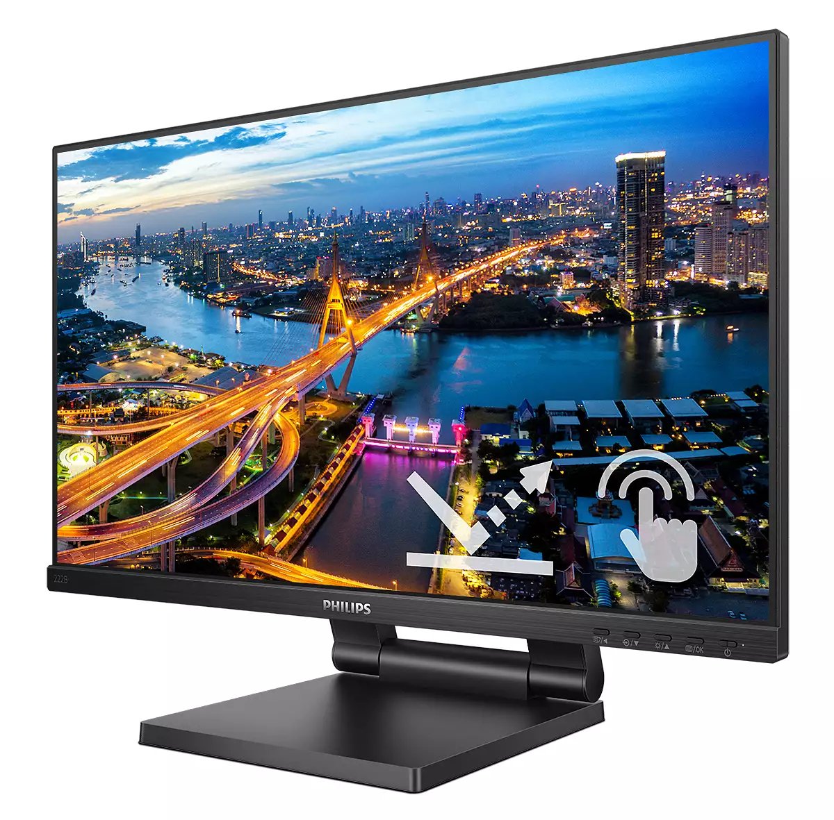 EAN 8712581776770 - Philips B Line 222B1TC/00 pantalla para PC 54,6 cm (21.5") 1920 x 1080 Pixeles Full HD LED Pantalla tácti imagen 7