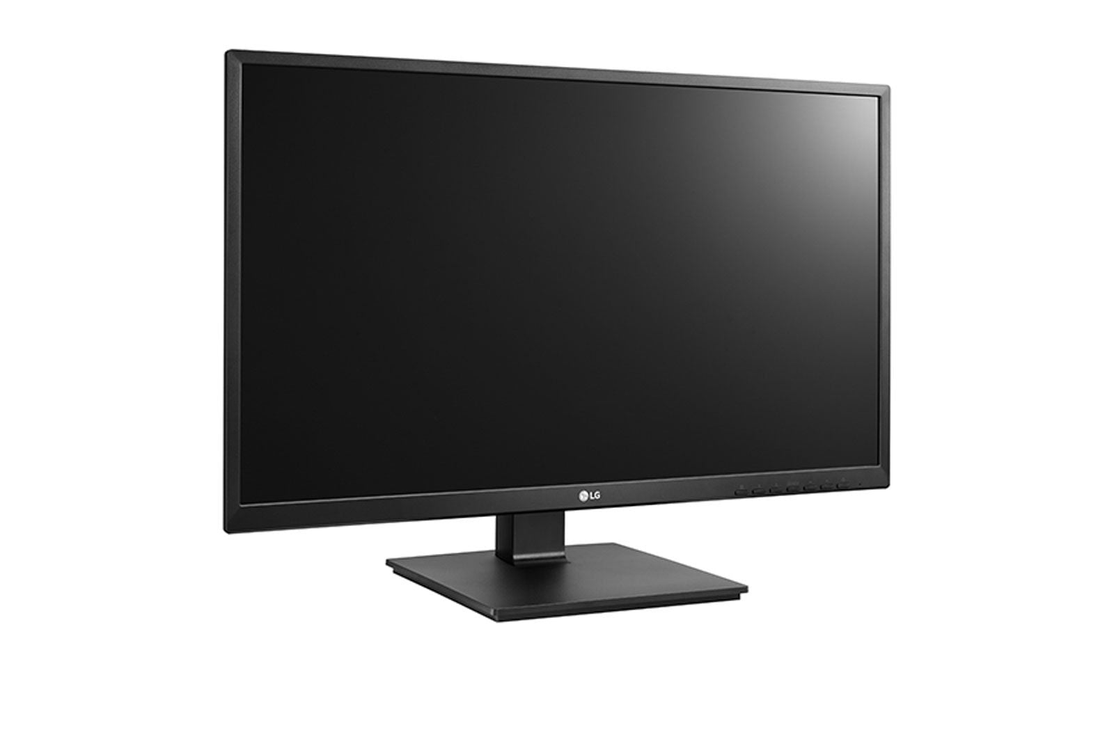 Monitor Lg 24bk55yp-B 23.8" Hdmi Vga Dvi Displayport Fhd Pivotante Y Regulable En Altura Altavoces Color Negro