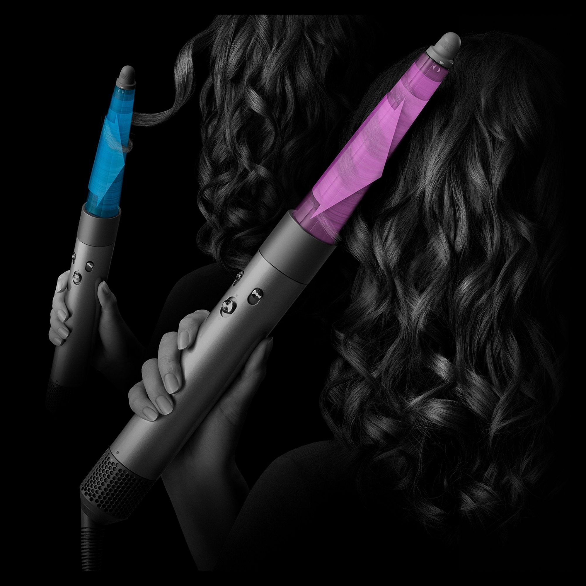 Moldeador Multifunción Y Secador Dyson Airwrap I.D. Liso+Ondulado Azul De Prusia Cobre